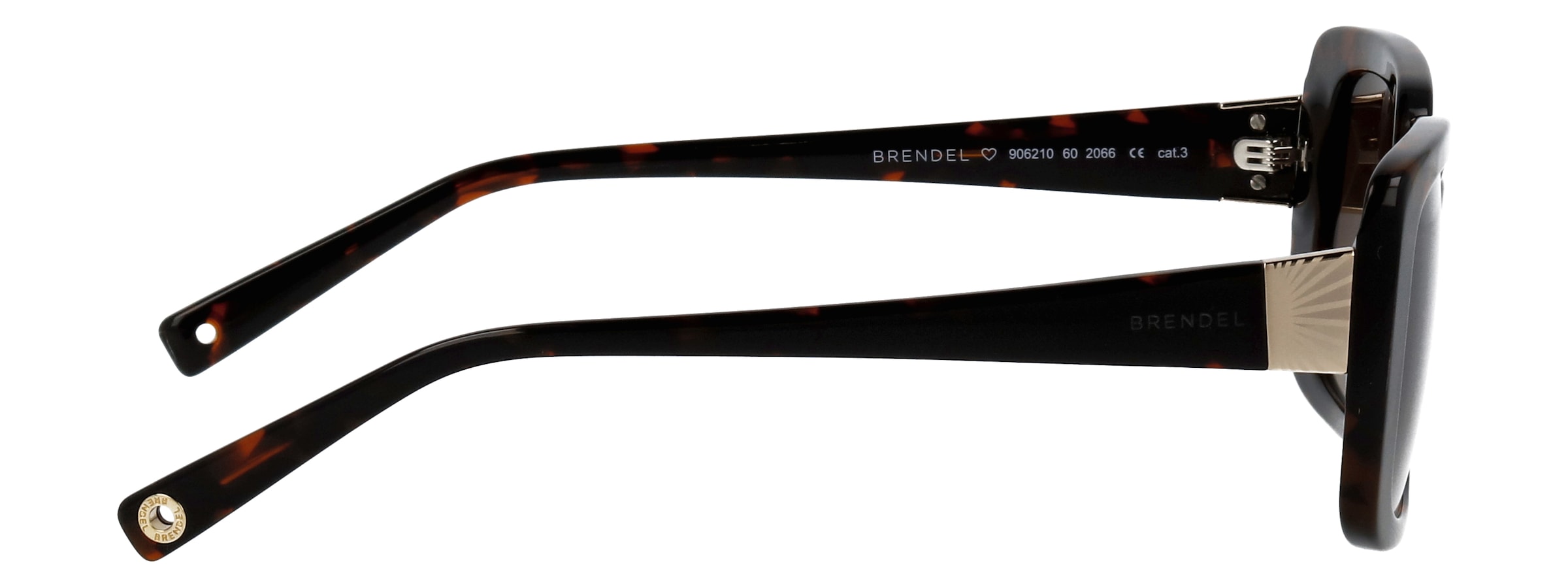 BRENDEL eyewear Lunettes de soleil »Modell 906210« Form Karree/Eckig, Logoschriftzug auf Bügel, Kunststofffassung