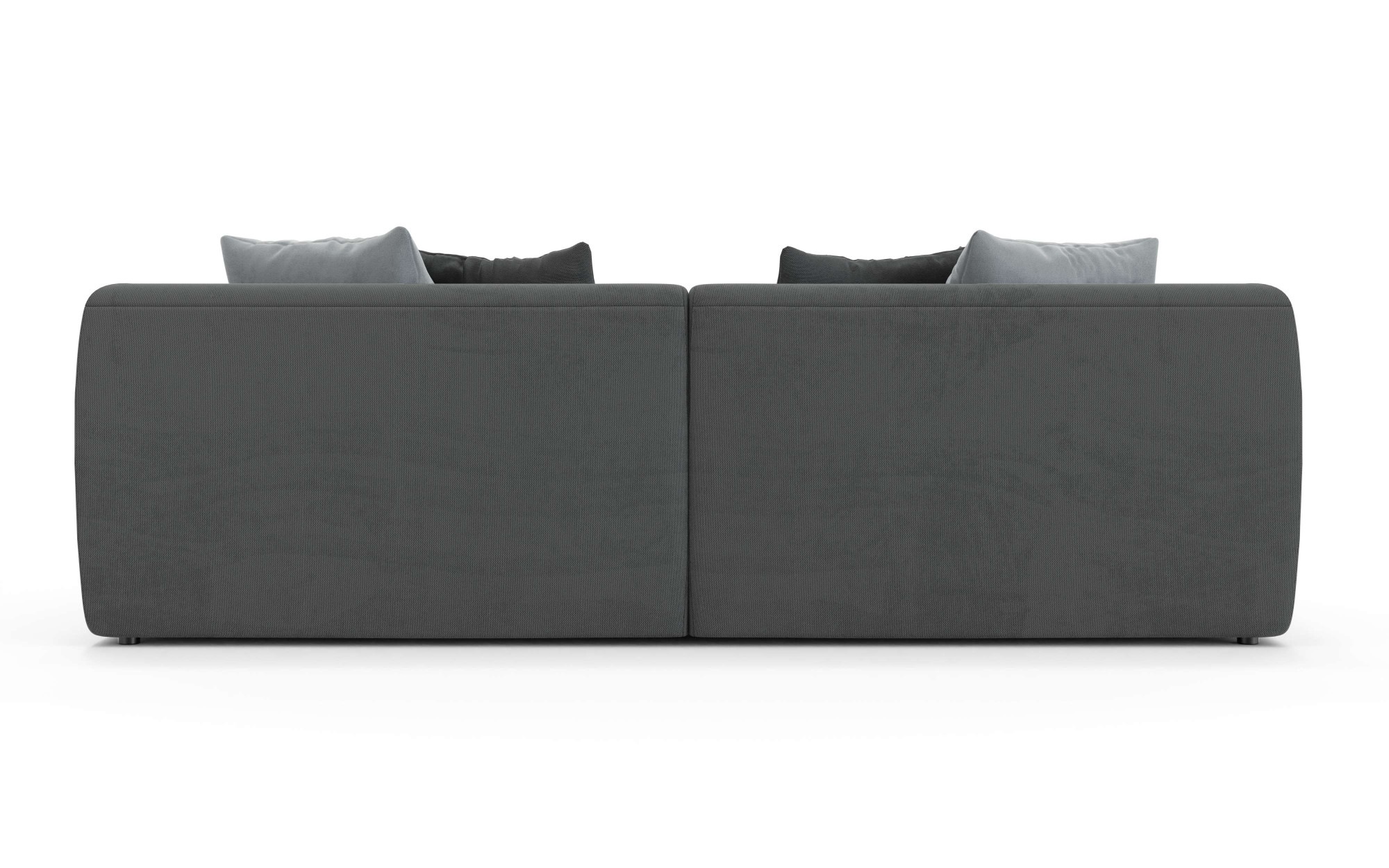 s.Oliver Big-Sofa »COBBO 3-Sitzer Design-Sofa Bubble-Optik, Masse B/T/H: 259/126/104 cm« mit vielen Kissen, moderne Steppung und hoher Sitzkomfort
