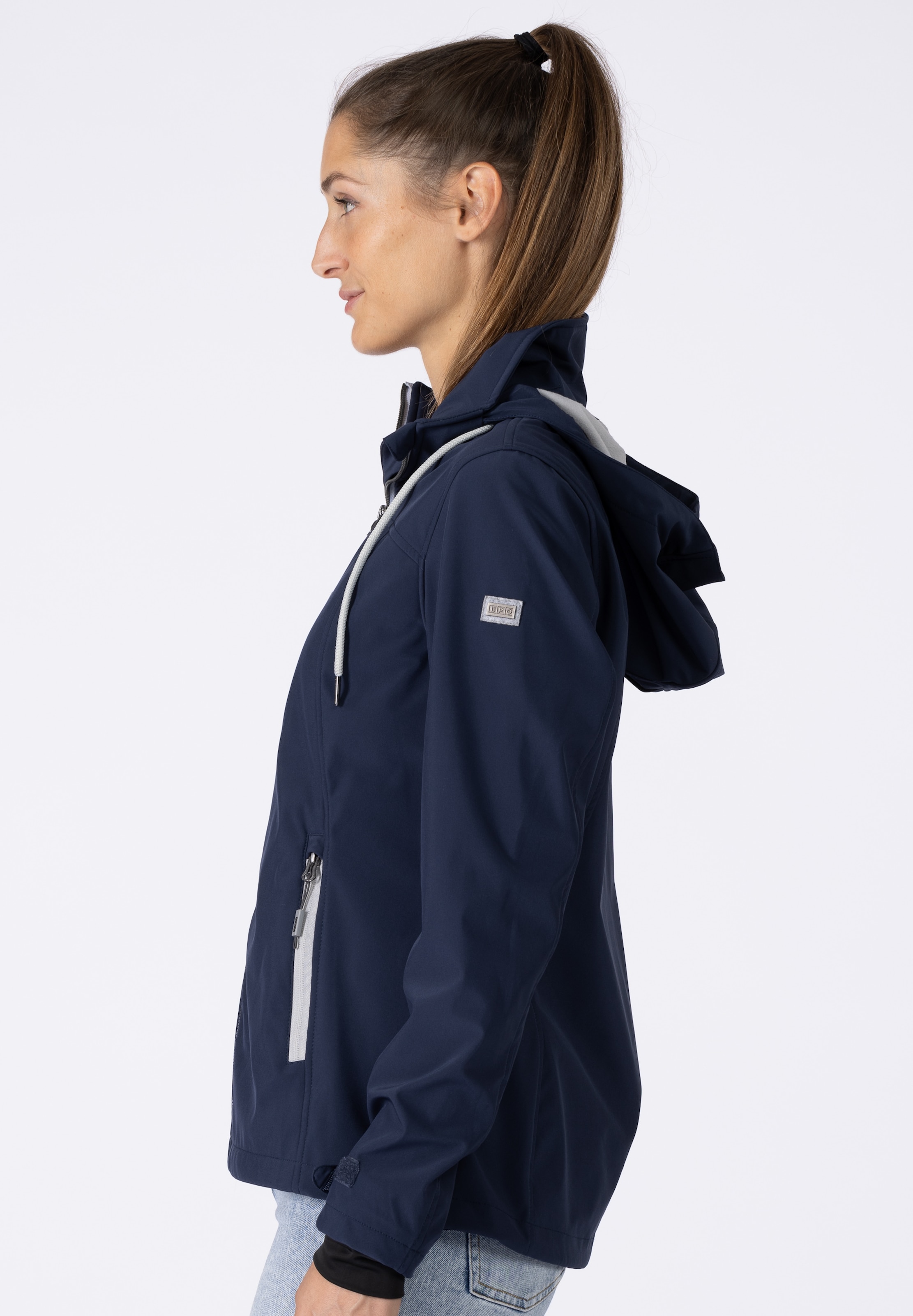 DEPROC Active Softshelljacke »DECORAH PEAK V WOMEN« mit abnehmbarer Kapuze
