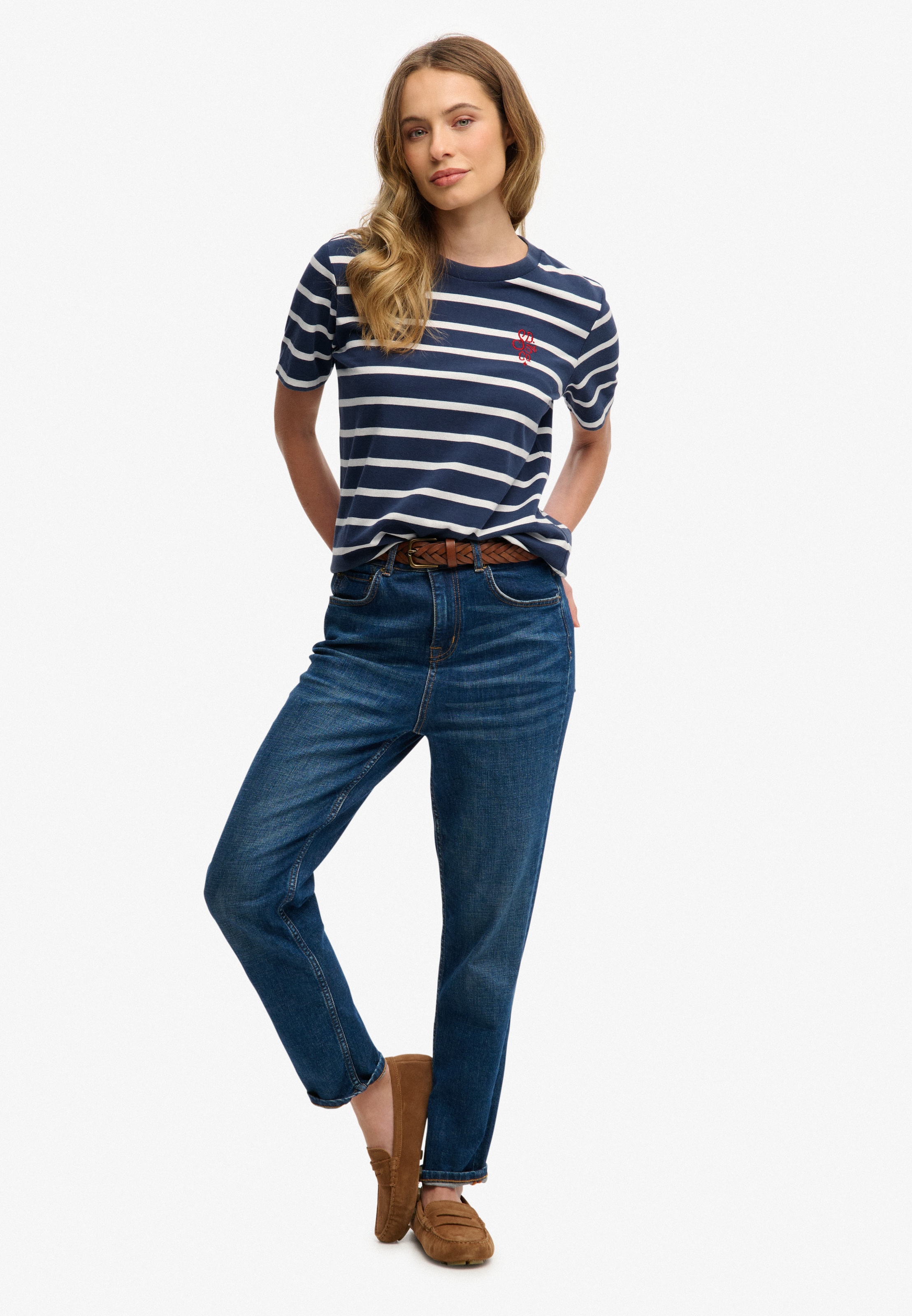 Superdry T-shirt à manches courtes »Heritage Hamptons Stripe Tee«