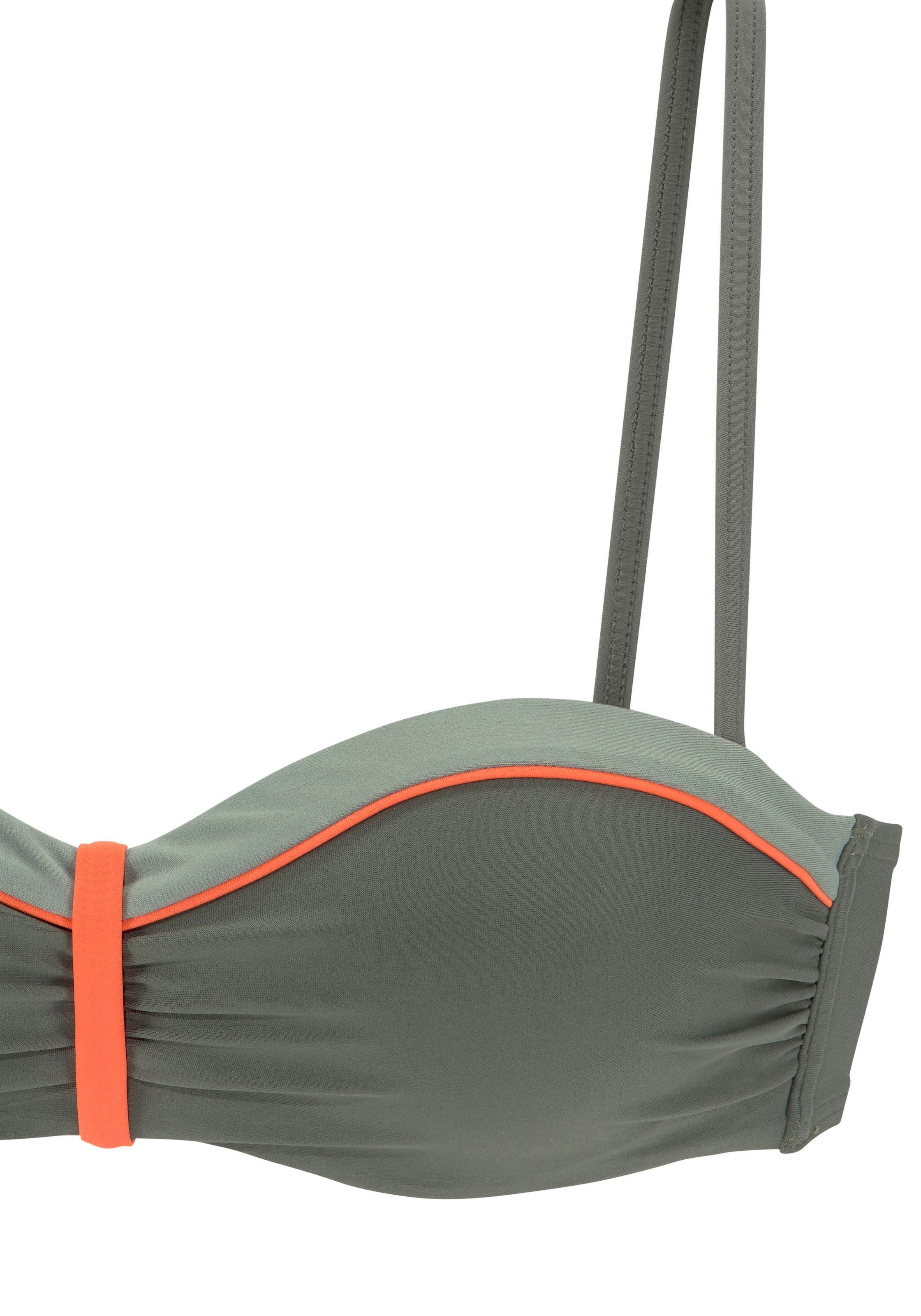 LASCANA Top bikini bandeau à armatures »Yuna« mit 4 Tragevarianten