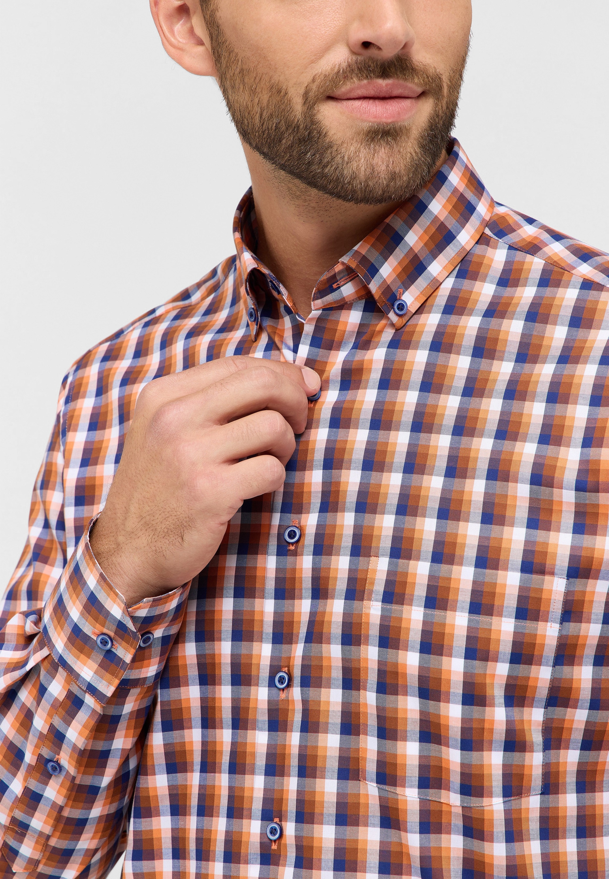 Eterna Chemise à manches longues »MODERN FIT« NON IRON (bügelfrei)