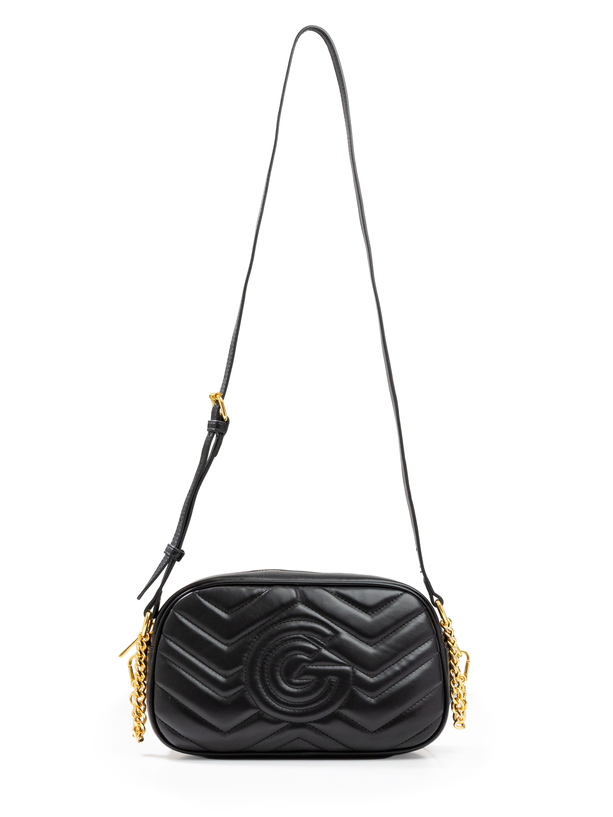 Gabriella GUCCI Sac à bandoulière »VALENCIA« Sac bandoulière pour femme, sac à main, sac à épaule avec décoration logo