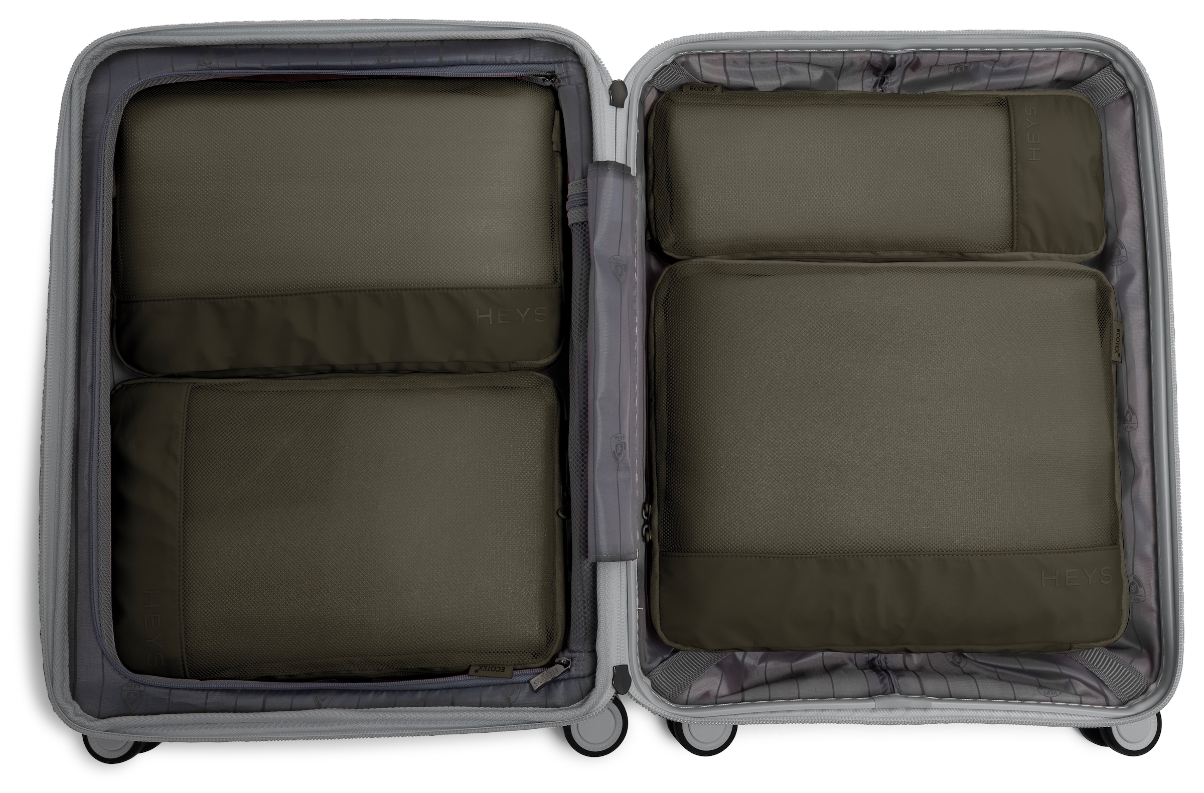Heys Organisateur de valise »Ecotex Compression Packing Cube« komprimierbare Packwürfel, Packtaschen, Organizer für Koffer