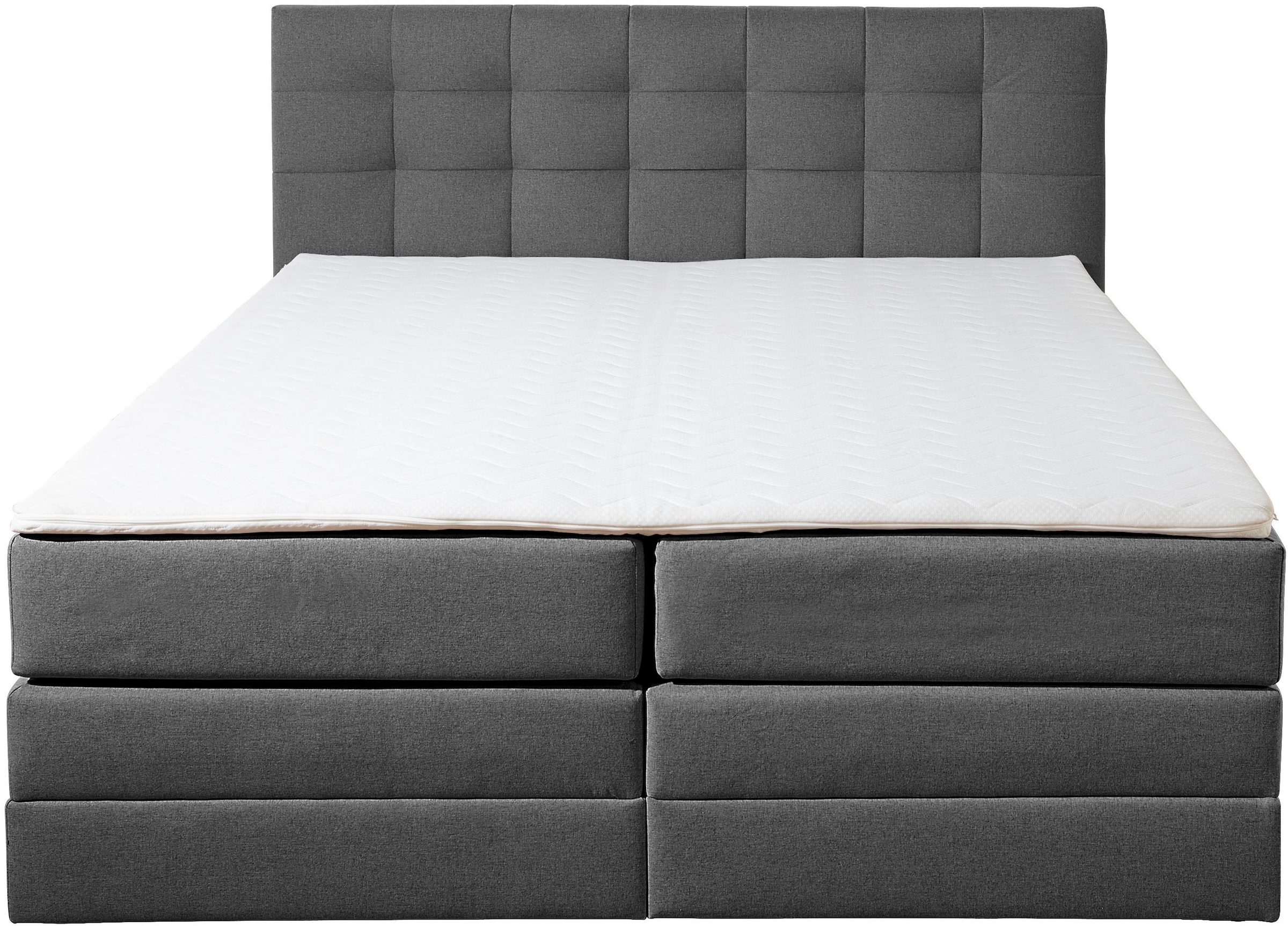 Home affaire Boxspringbett »Ethan« inkl. Topper und geräumigen Bettkasten erhältlich in H2, H3 und H4