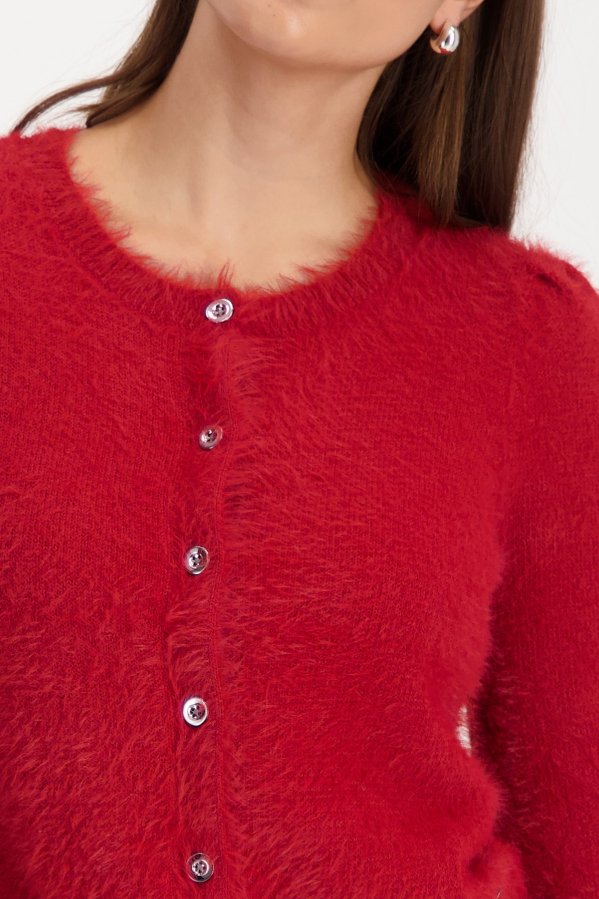 Monari Veste en tricot Regular fit mit Rundhalsausschnitt