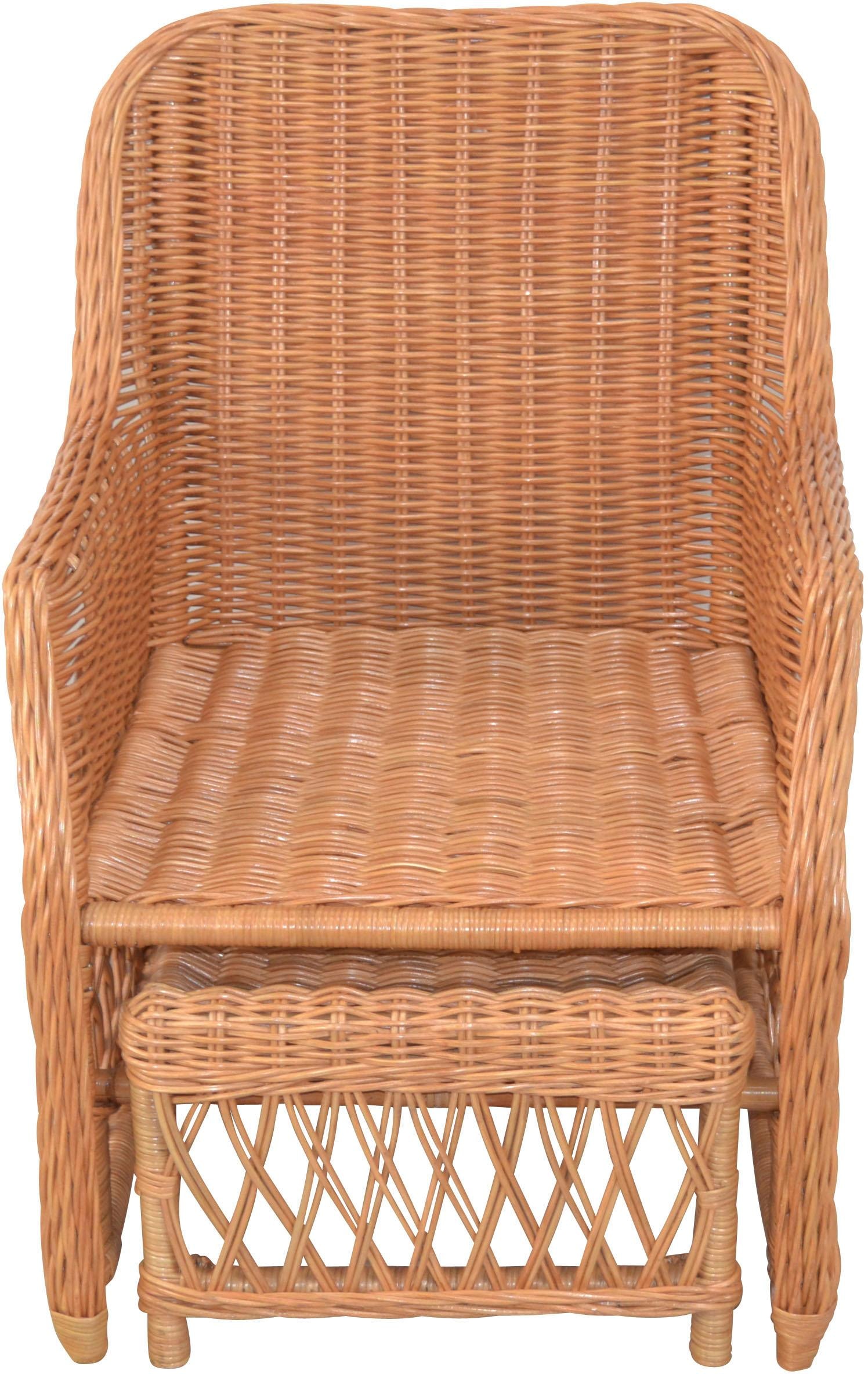 Home affaire Rattanstuhl () Handarbeit, Masse (B/T/H): (67/75/91)