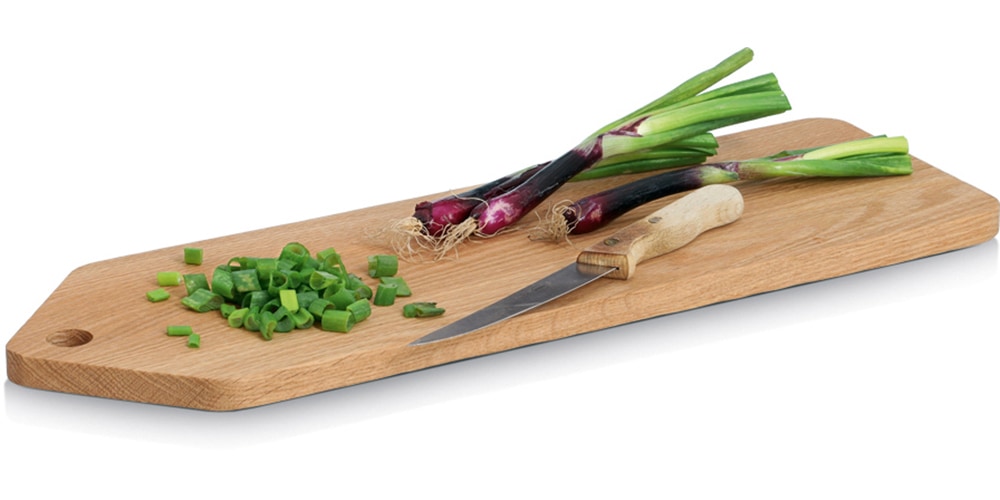 Zeller Present Planche de service »Schneide-/Servierbrett, Eiche« Schneidebrett, natürliches Material