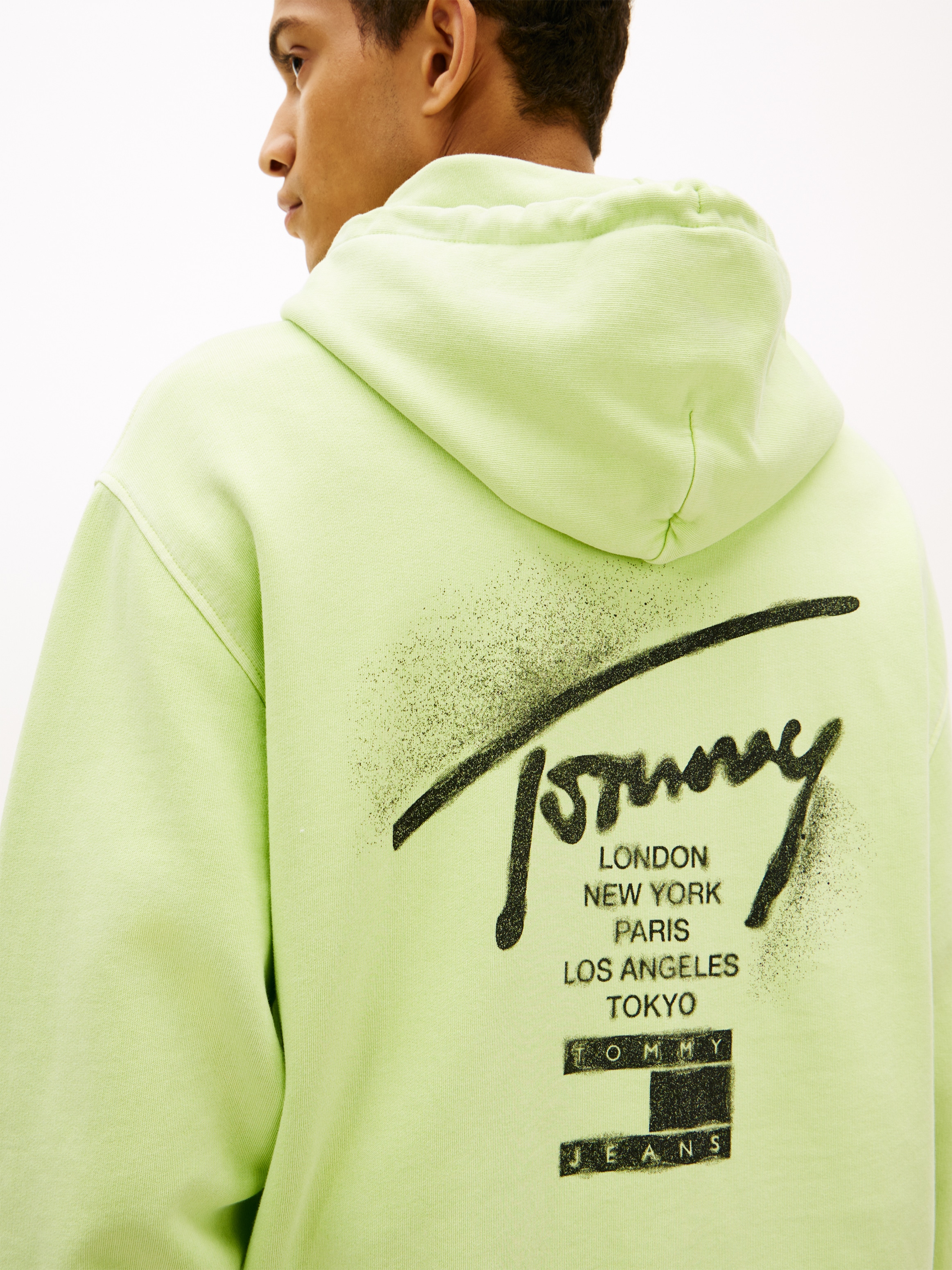 Tommy Jeans Sweat à capuche »TJM RELAXED NEON SIGN«, coupe décontractée avec capuche

