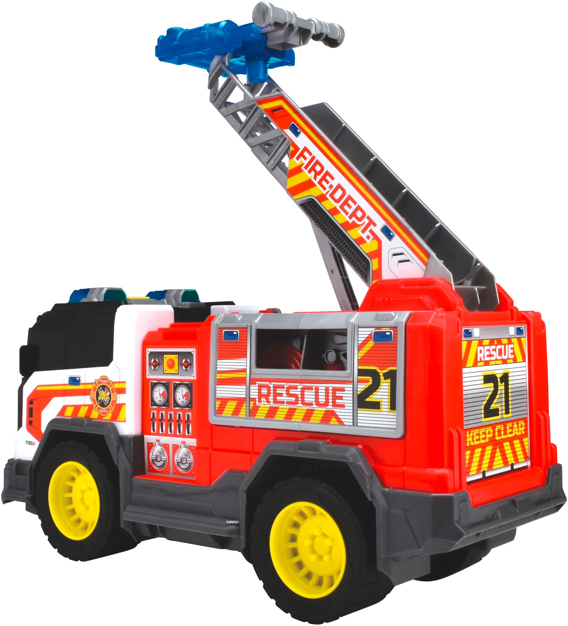 Dickie Toys Jouet pompier »Fire Rescue Unit« mit Licht und Sound