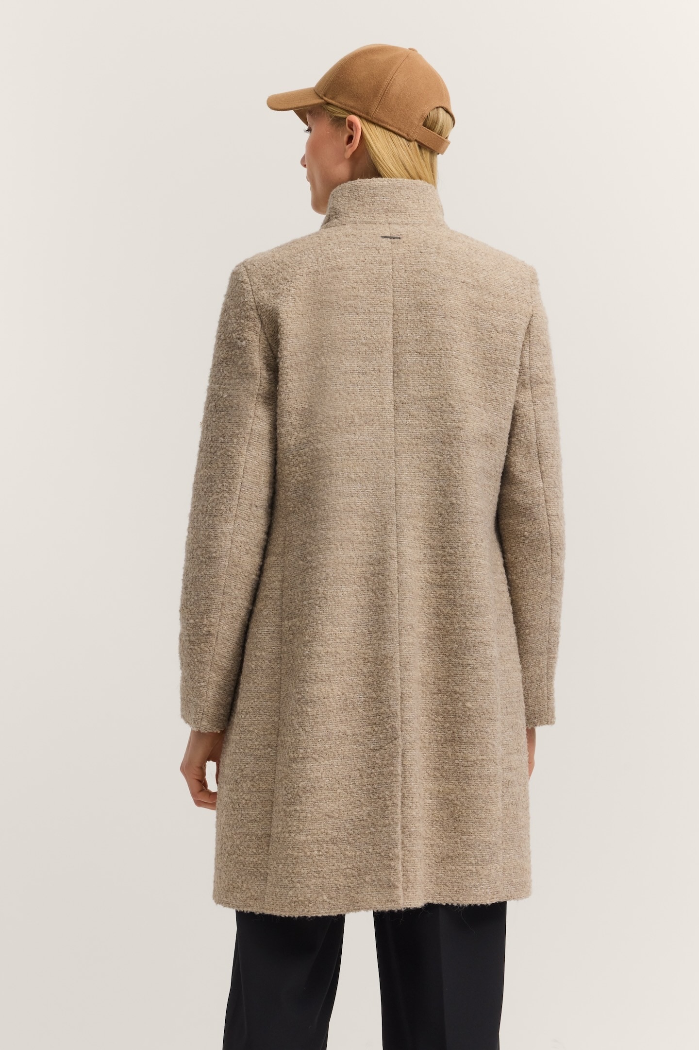 bugatti Wollmantel »Modern Fit« mit Flexcity Stretch und Stehkragen