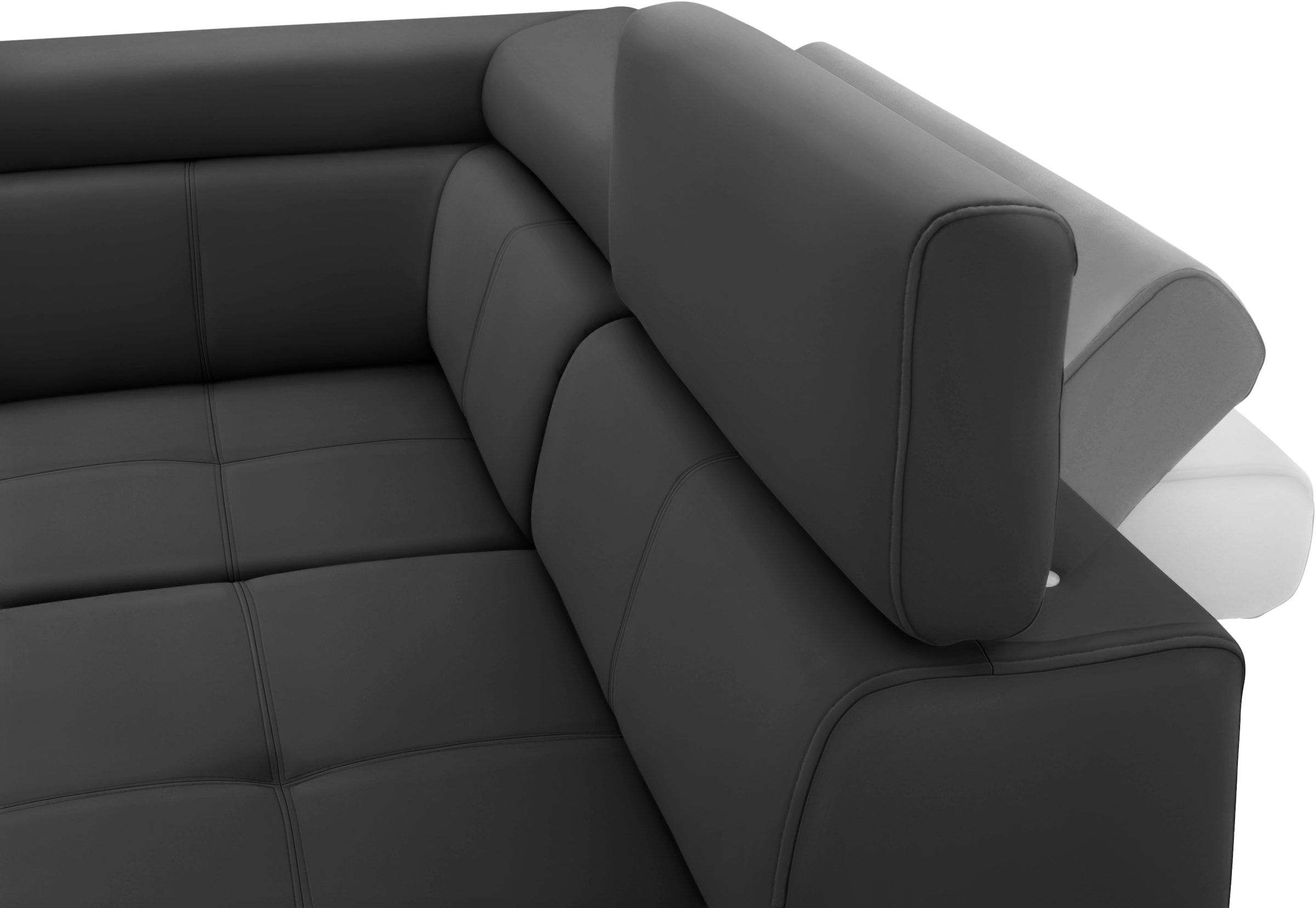 exxpo - sofa fashion »Fiji, L-Form« mit Kopf- bzw. Rückenverstellung, wahlweise mit Bettfunktion