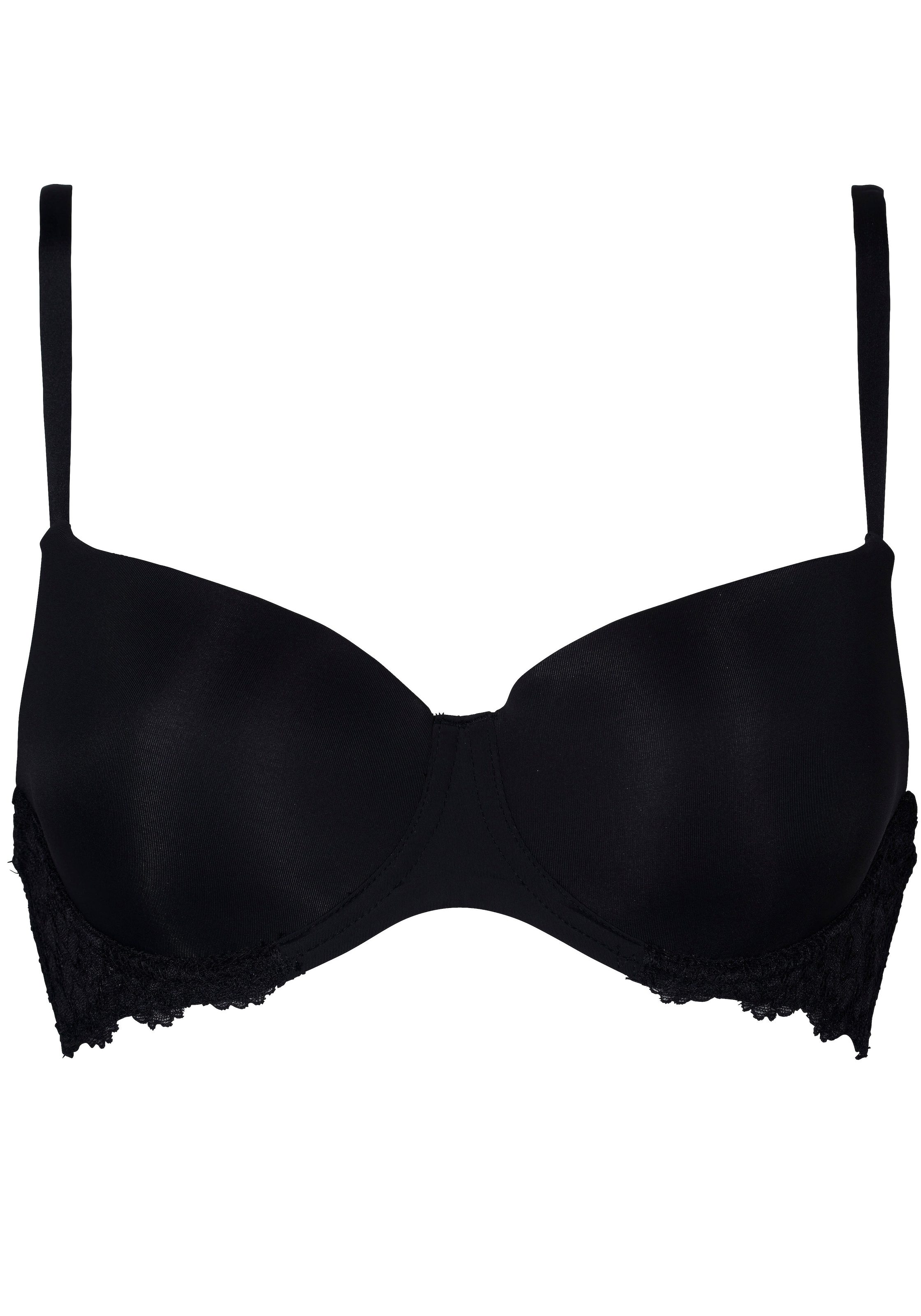 After Eden T-Shirt-BH »JILL« mit Schale, mit Bügel, verstellbare Träger, mit Spitze, feminin