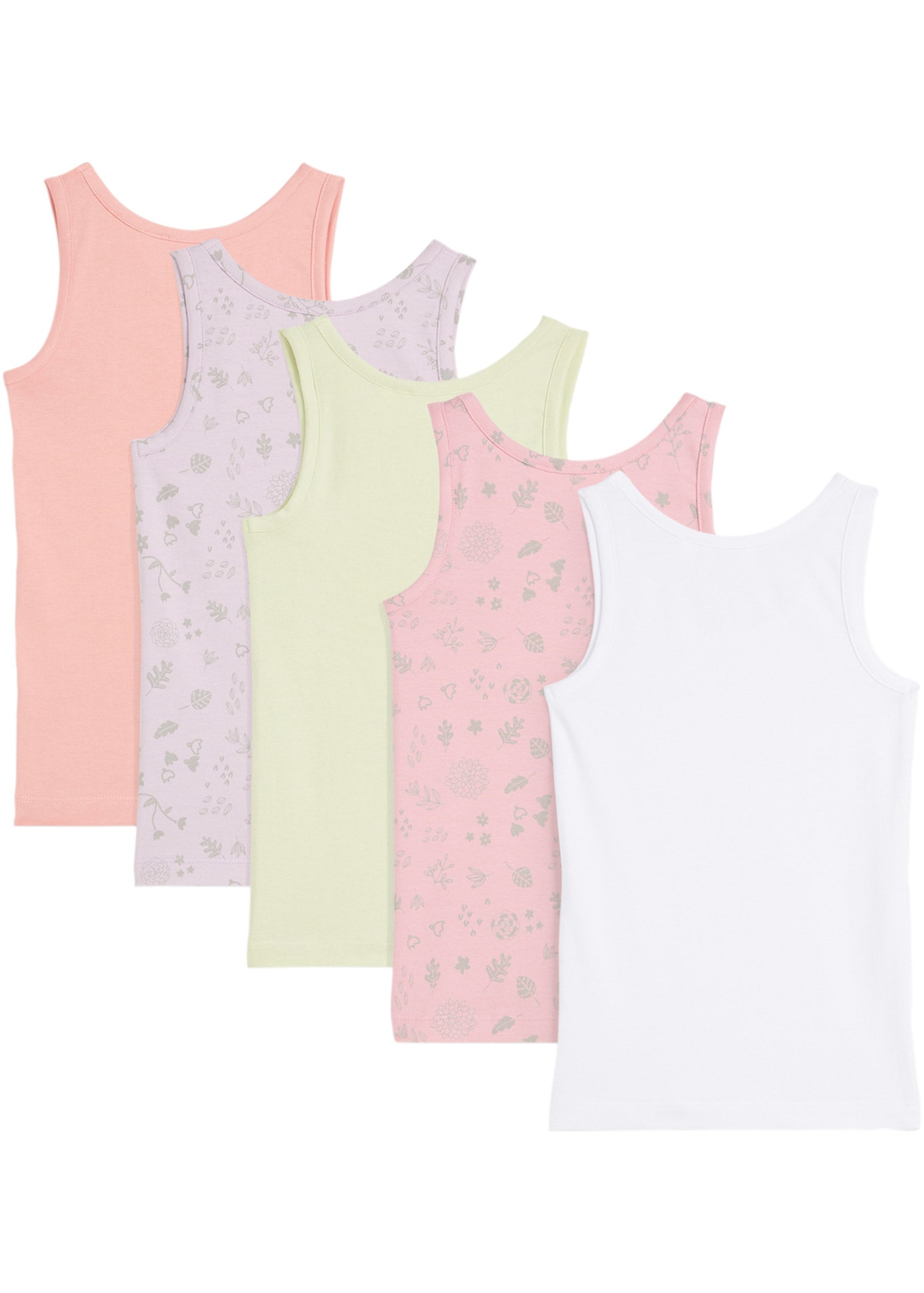 bonprix Sous-chemise Packung, 5, 5 cuis Unterhemd mit weicher Baumwolle (5er Pack)