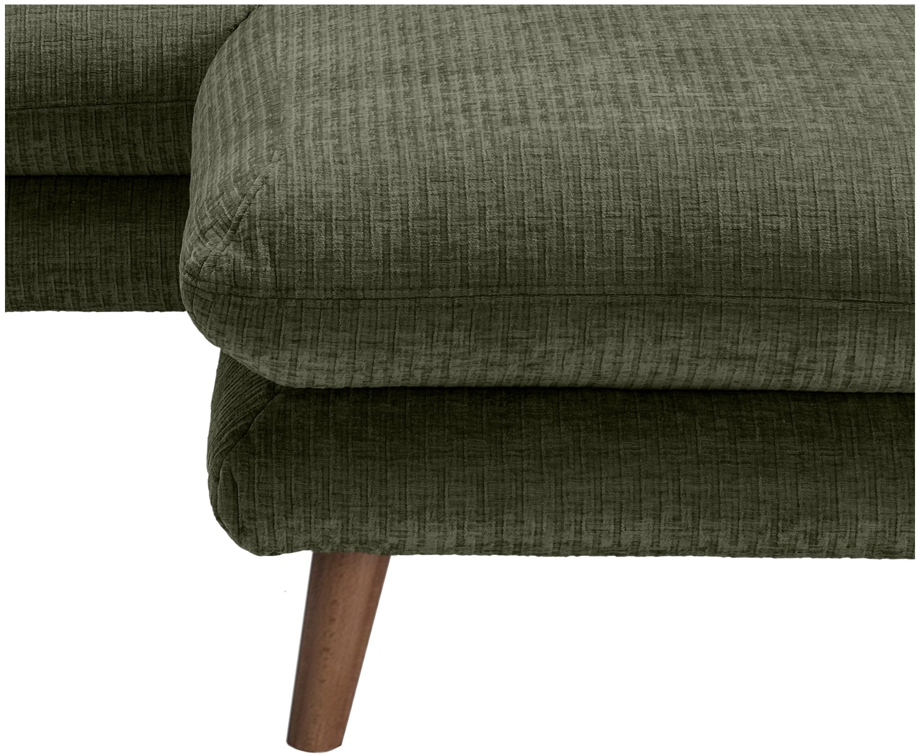 Home affaire Ecksofa »Lazio modern und bequem, schmale Armlehnen, tolle Detailverarbeitung« zwei verschiedene Fussfarben wählbar