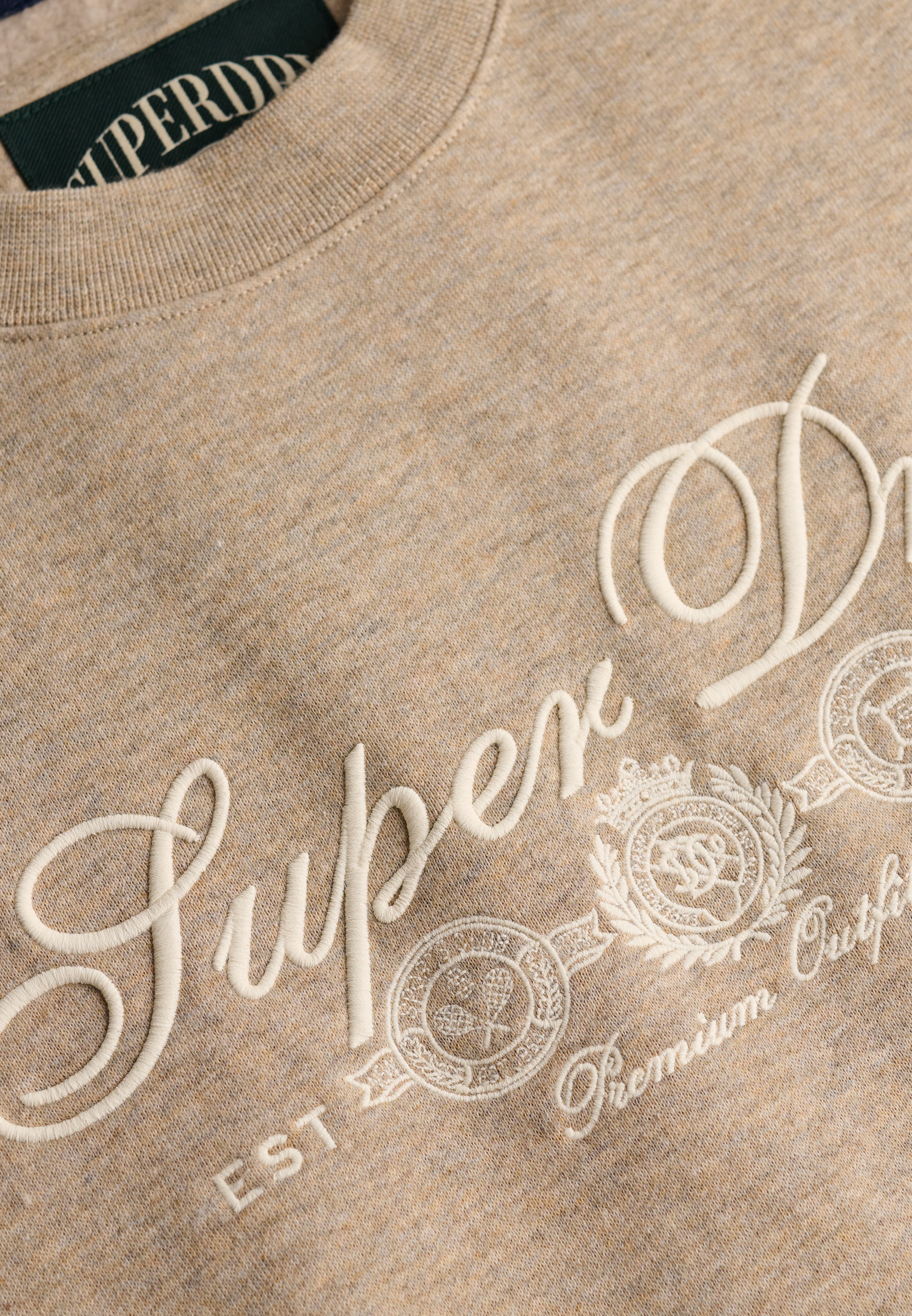 Superdry Sweatshirt »COUNTRY CLUB CREW«, Baumwollmischung, relaxed fit
