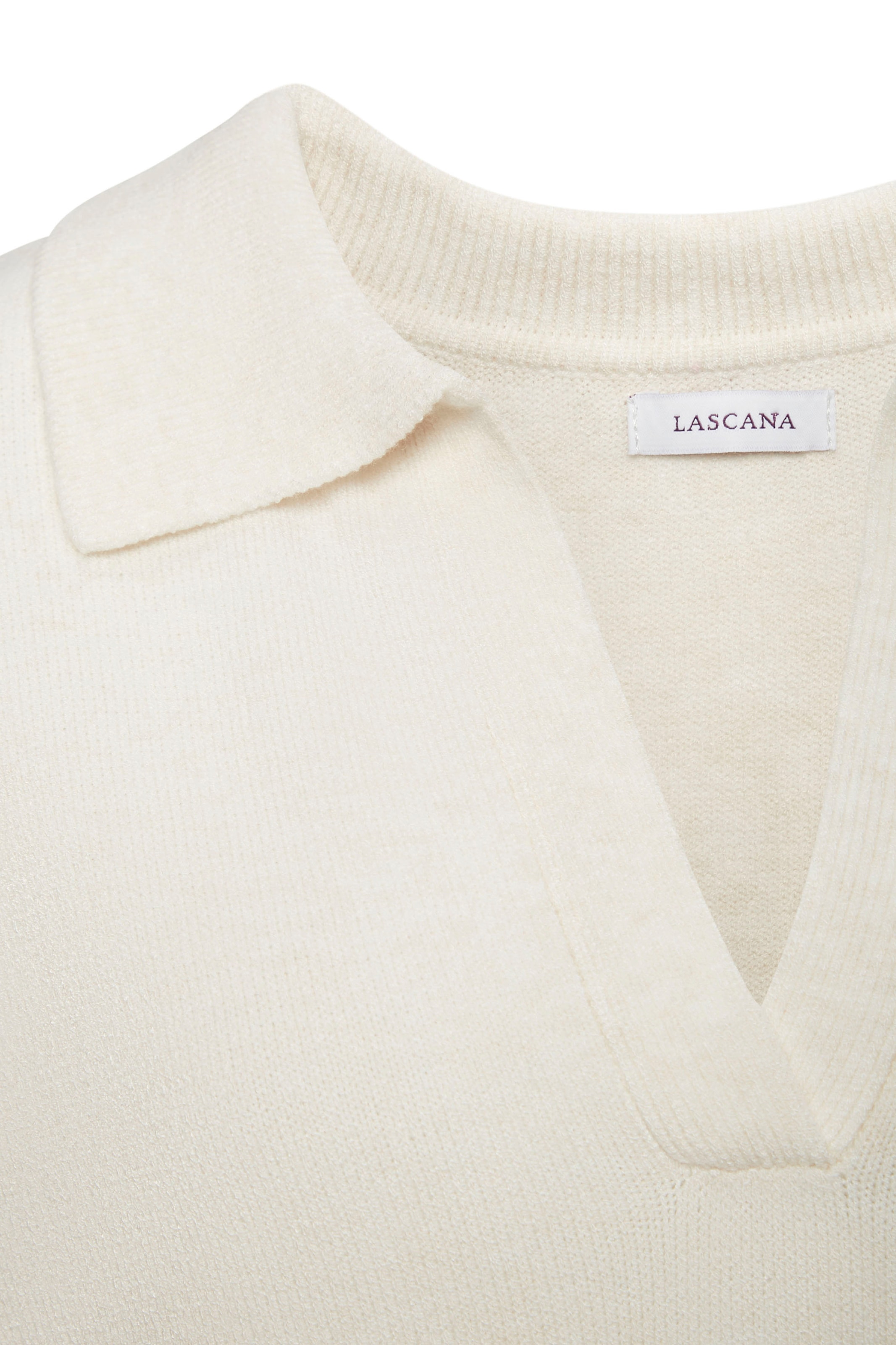 LASCANA Polo aus hochwertigem Strick, Loungewear