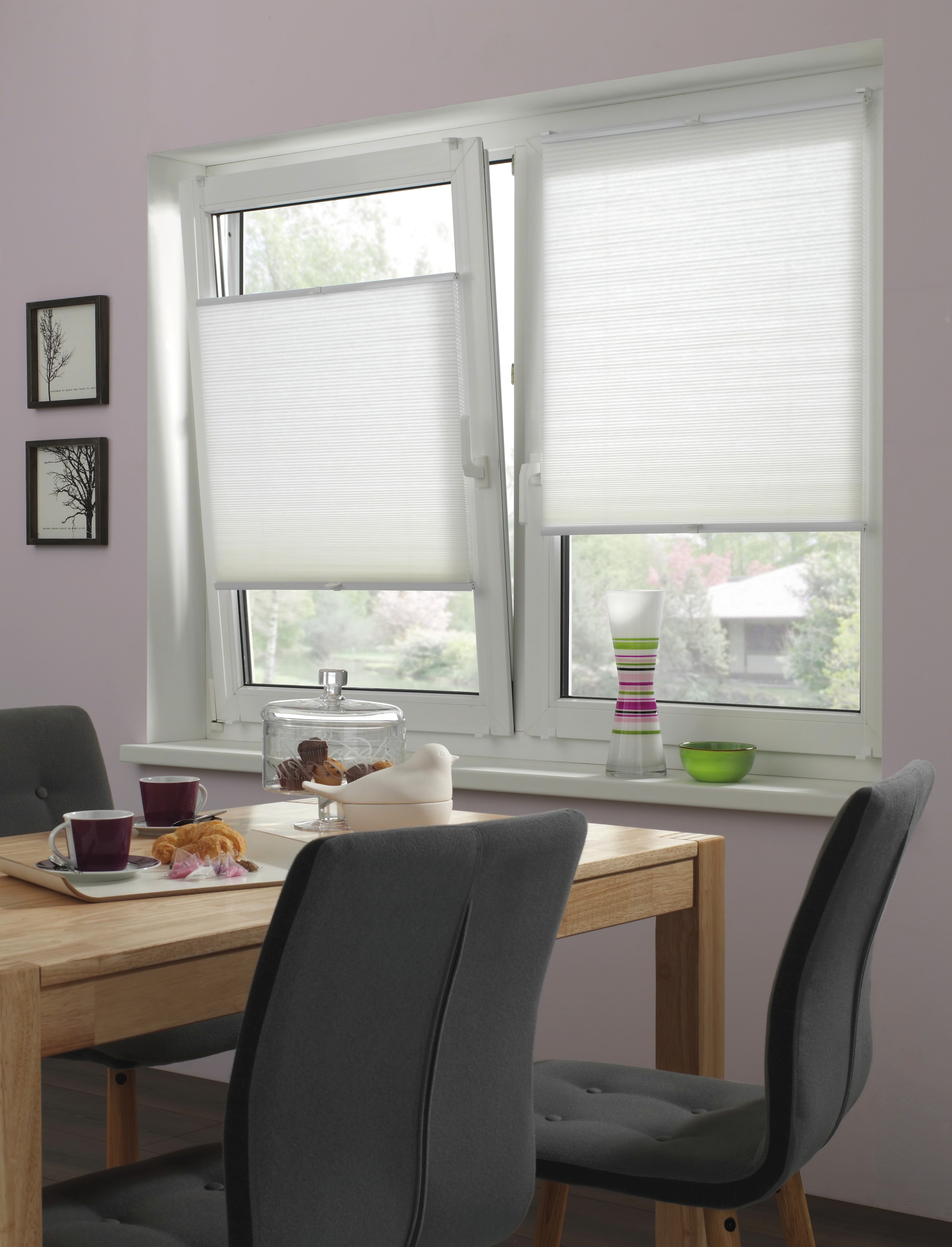 GARDINIA Wabenplissee »Concept Tageslicht« blickdicht mit Bohren energiesparend, schallabsorbierend