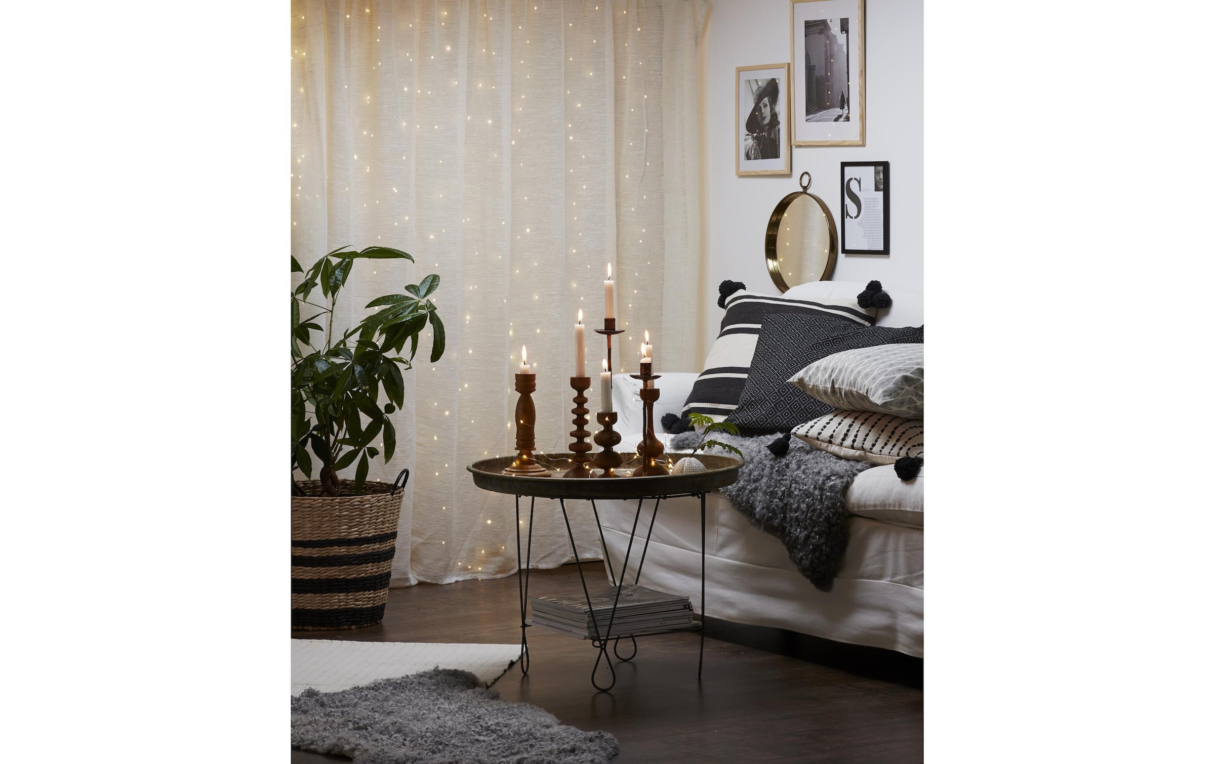   Lichtervorhang »Trading LED-Lichtervorhang Dew« 200 Stk.-flammig