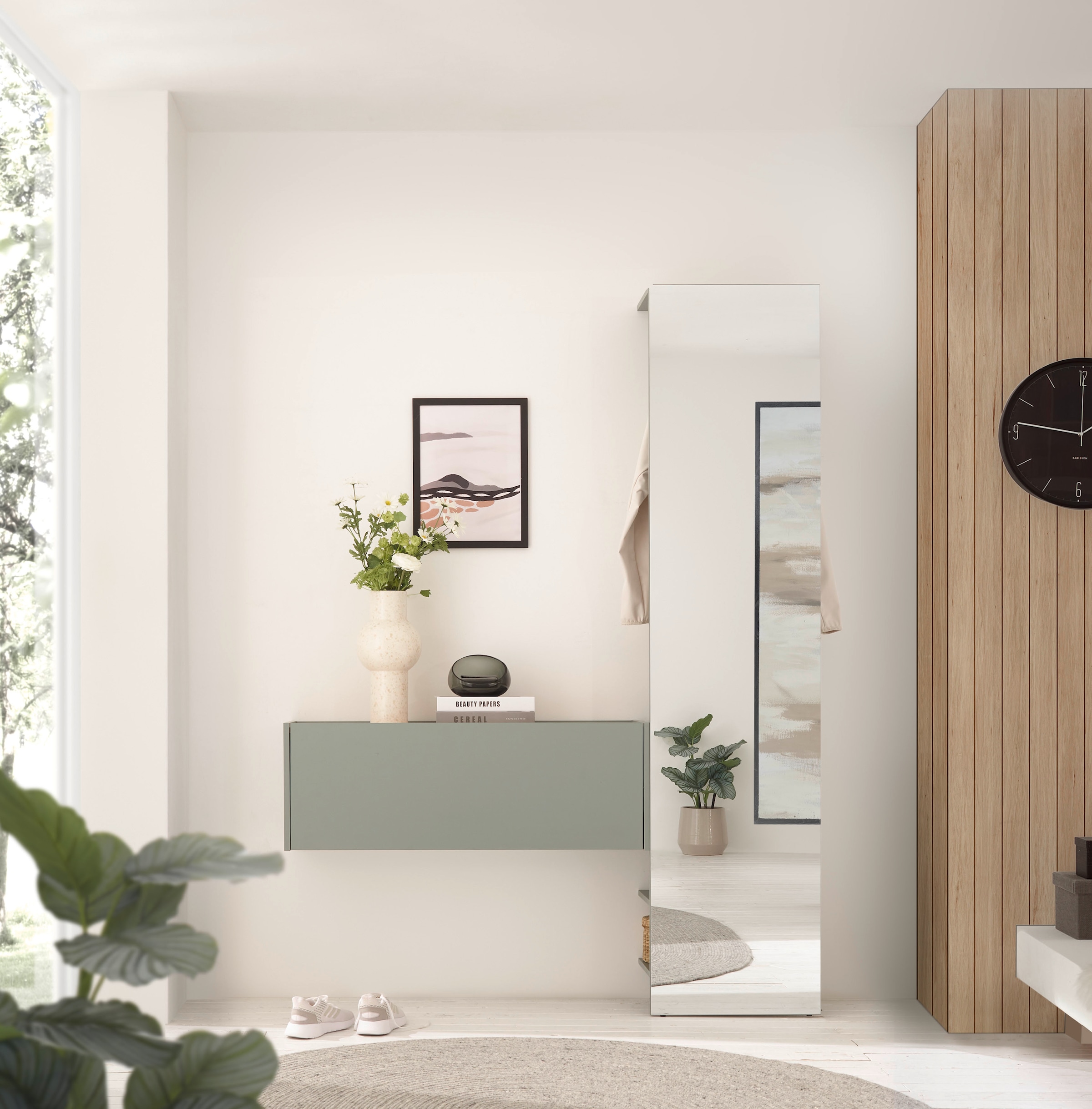 Home affaire Ensemble de vestiaires »GIRON/CiTY, moderne Garderobe, Komplettset mit viel Stauraum« Komplett-Set, 2 cuis tlg.