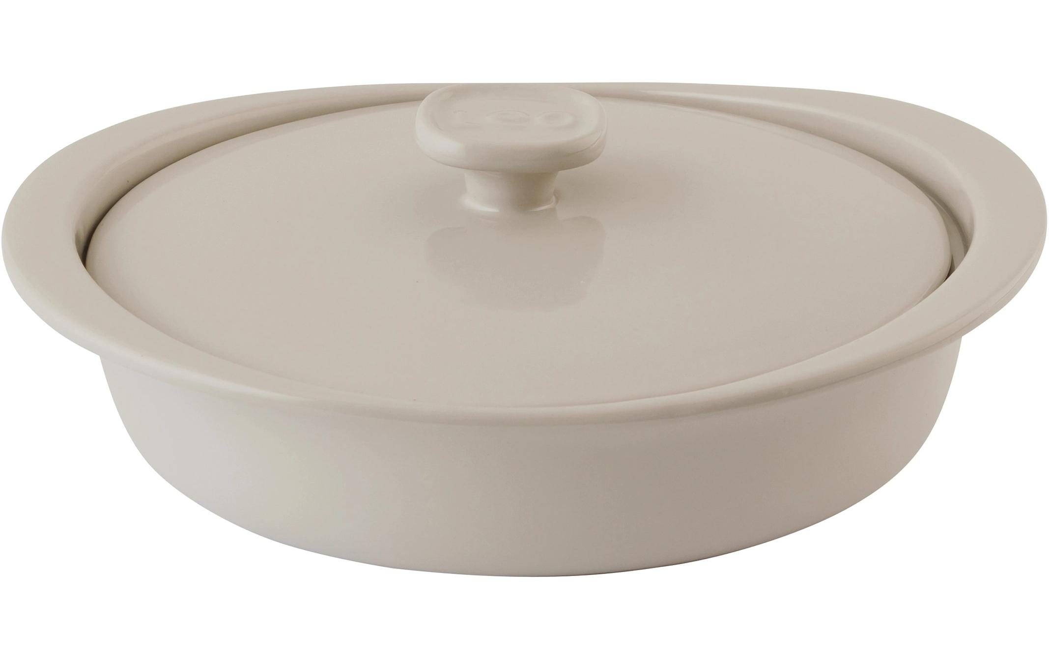 BergHOFF Plat à four »mit Deckel Leo Balance MM Rund« céramique plat à gratin rond, 2.4 l