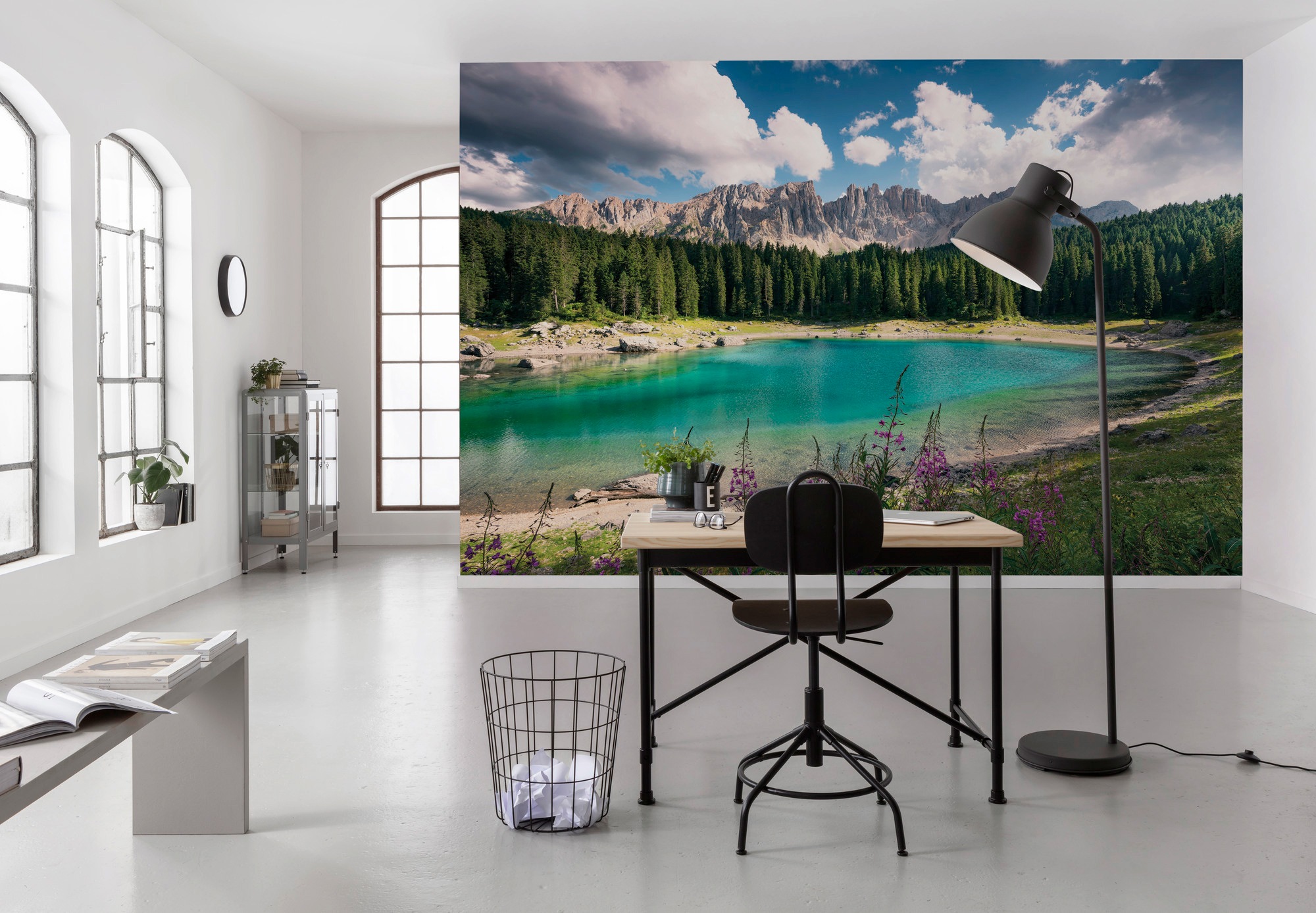 Komar Vliestapete »Digitaldruck Vlies -  Dolomitenjuwel - Grösse 450 x 280 cm« bedruckt glatt Wohnzimmer, Schlafzimmer