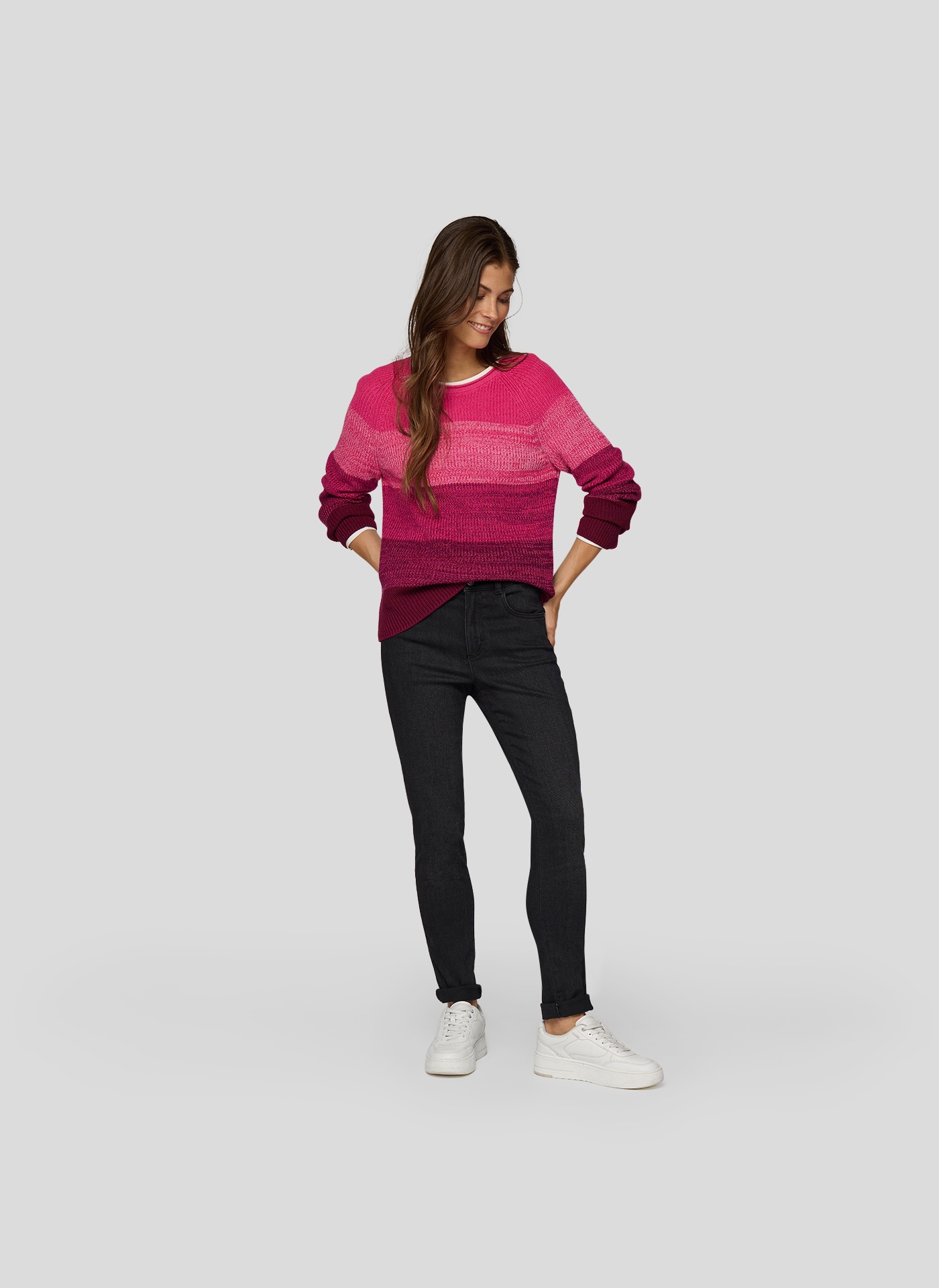 Rabe Pull en tricot mit Colorblocking
