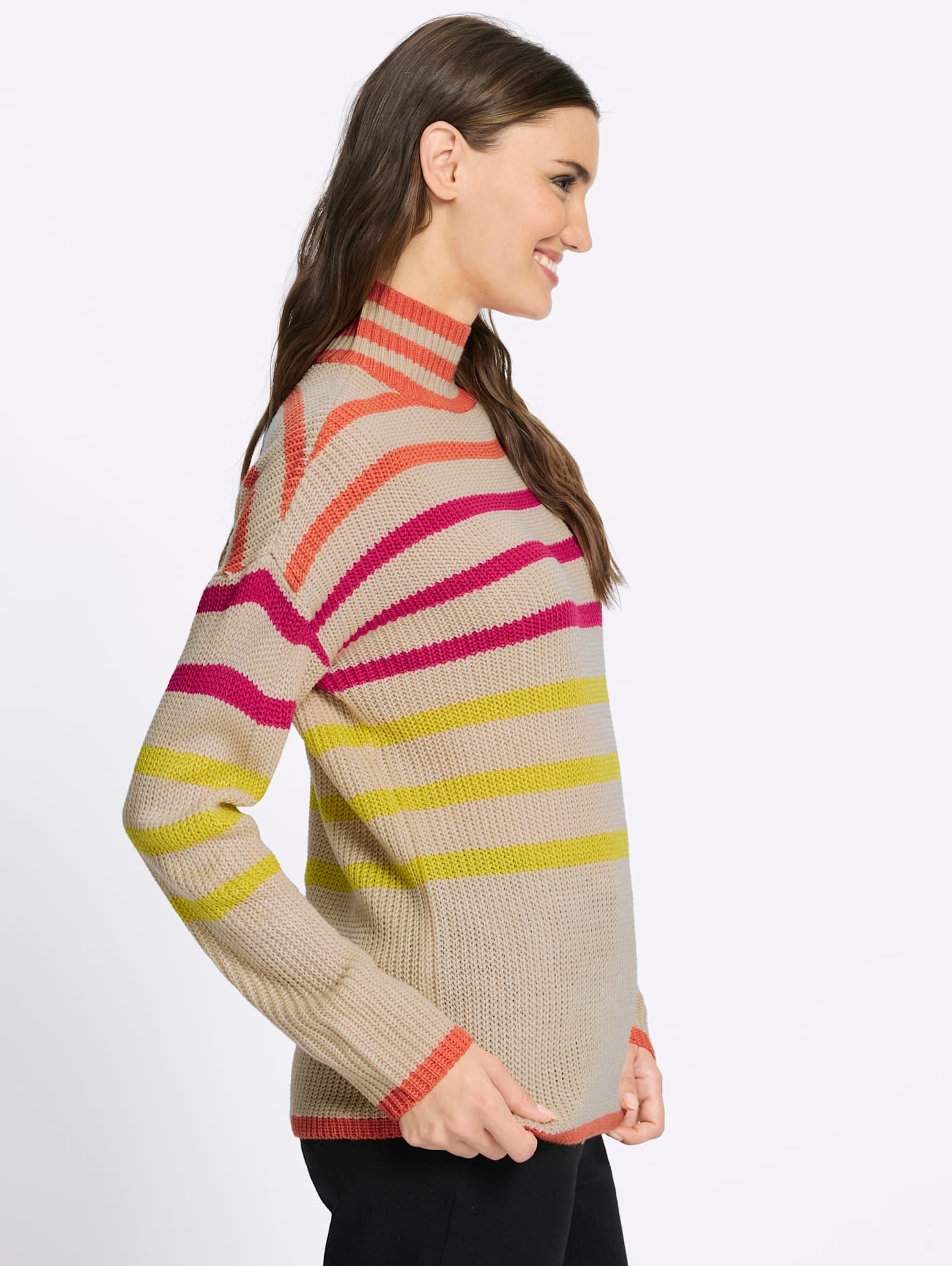 Classic Basics Pull à col montant »Stehkragen-Pullover«