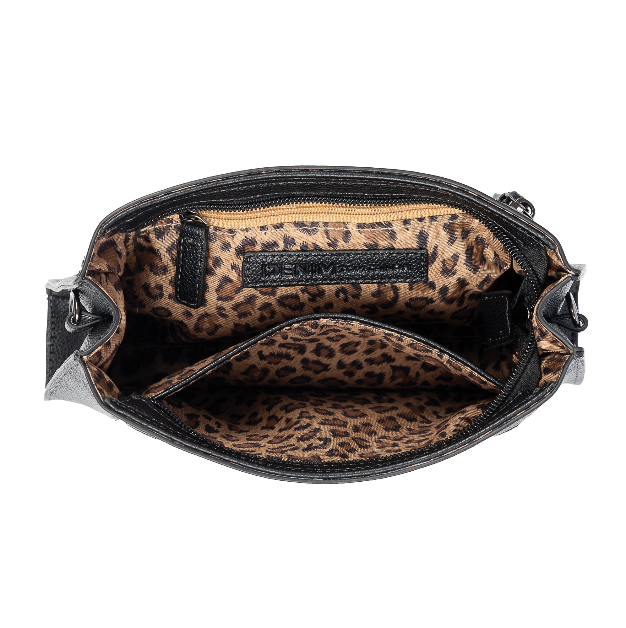 TOM TAILOR Denim Sac à bandoulière »Lennon« Damen Schultertasche, Handtasche mit abnehmbarer Metallkette