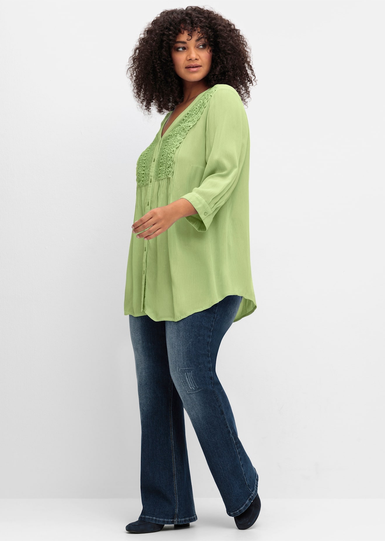 sheego by Joe Browns Blouse en crêpe