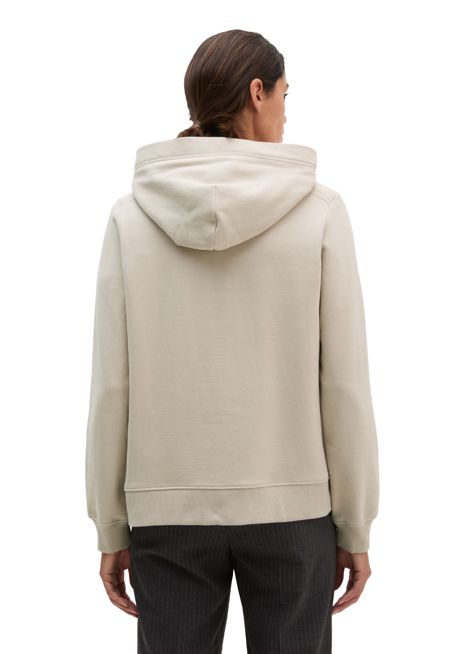 Marc O'Polo Hoodie , décontracté avec surface peau de pêche
