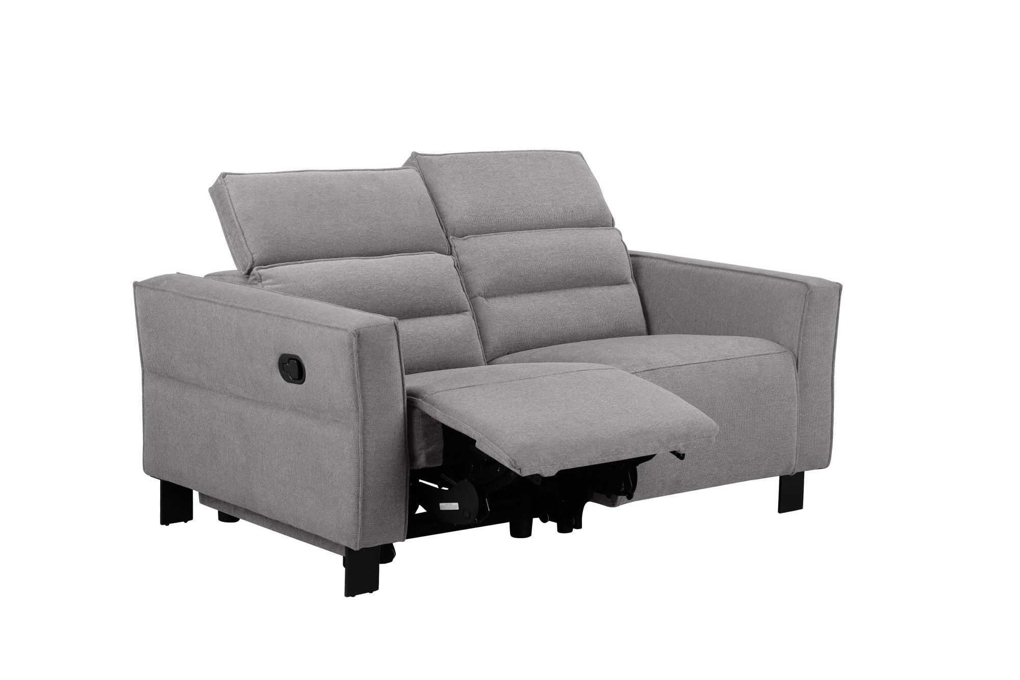 GOODproduct 2-Sitzer »Carpari Webstoff, 162 cm, man./elektr. Relaxfunktion« (USB A/C), sowie Kopfteilverstellung