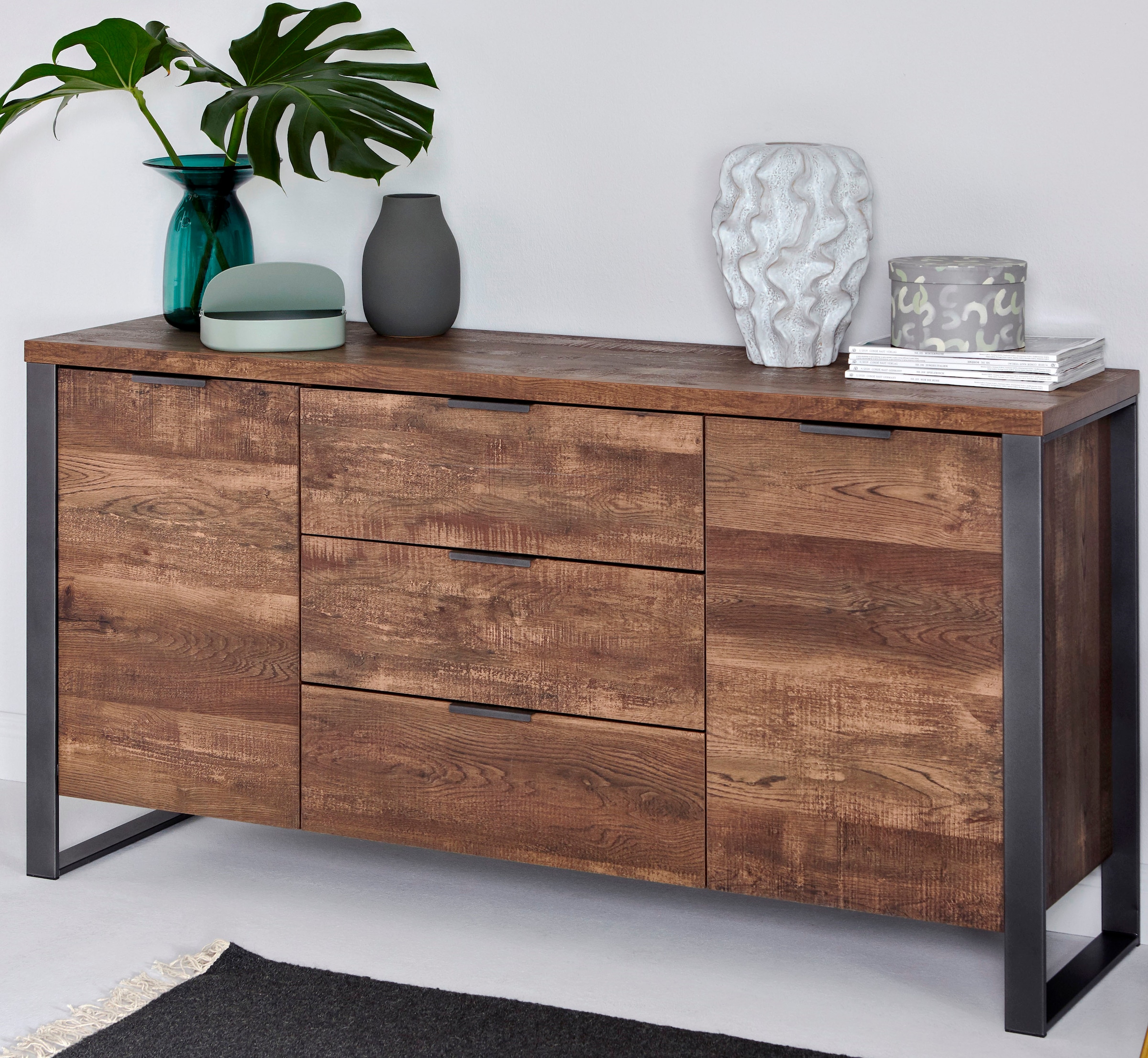 Jahnke Sideboard »LOOP SB 150« 1 Stk. tlg. mit 2 Türen + 3 Schubladen, Breite ca. 150 cm