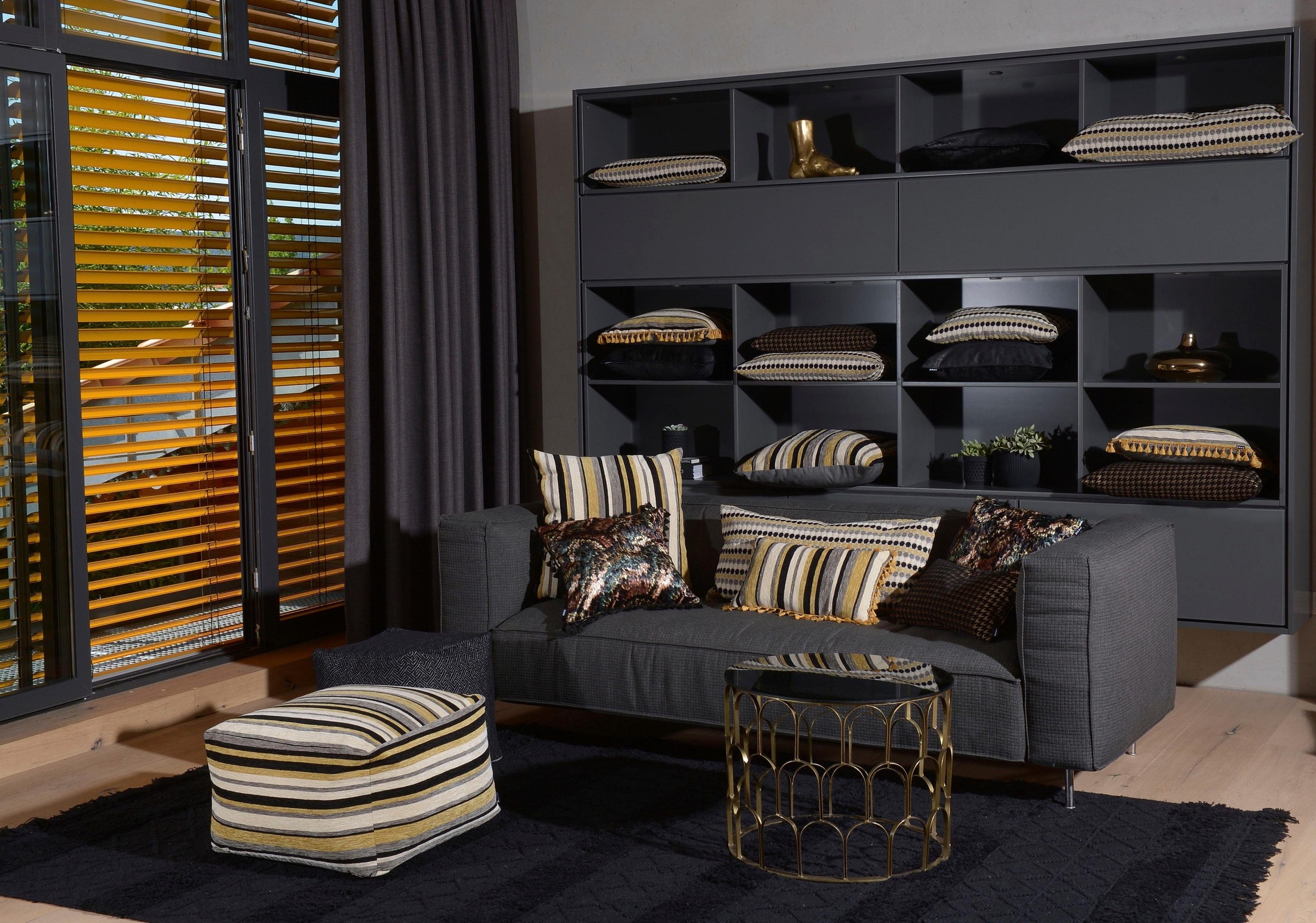 H.O.C.K. Coussin décoratif »Coven« mit Hahnentrittmuster, Kissenhülle mit Füllung, 1 Stück