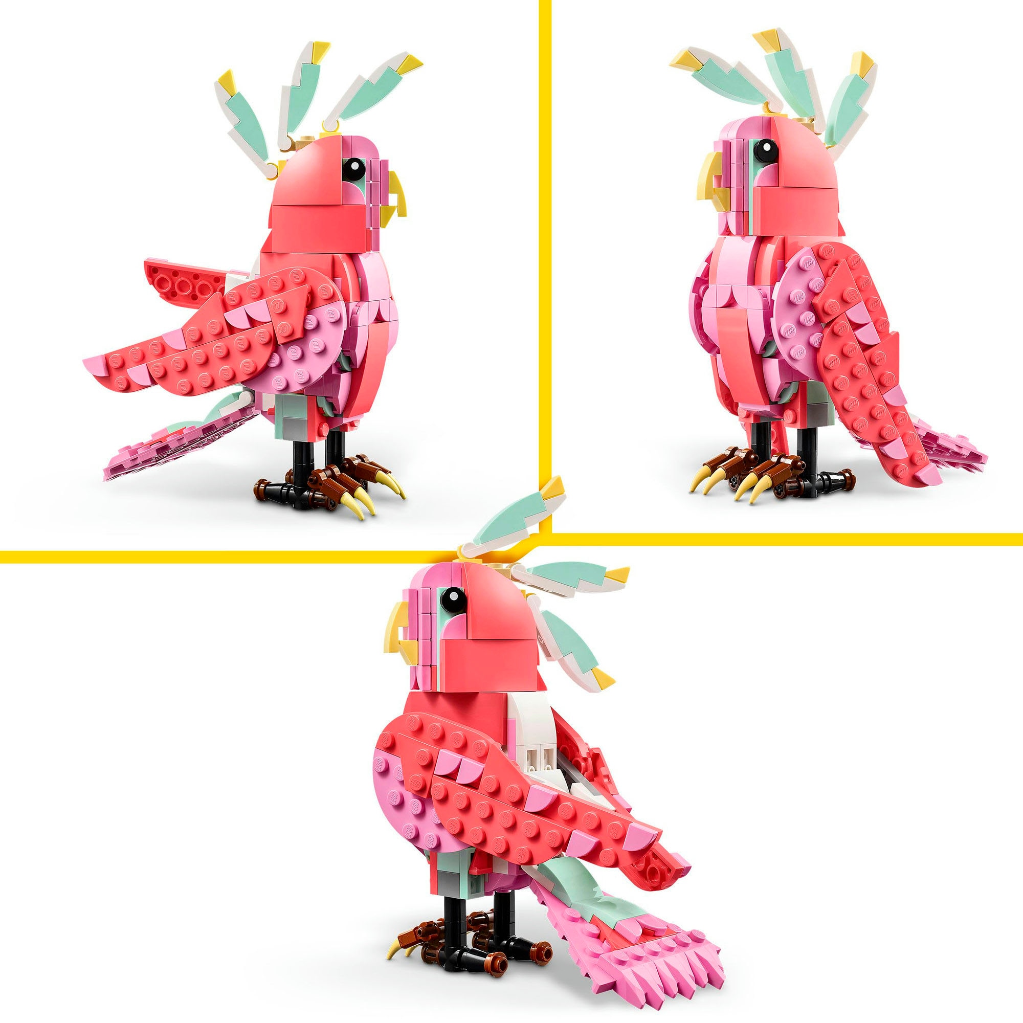 LEGO® Pions de construction »Wilde Tiere: Rosa Flamingo (31170), LEGO® Creator« Made in Europe