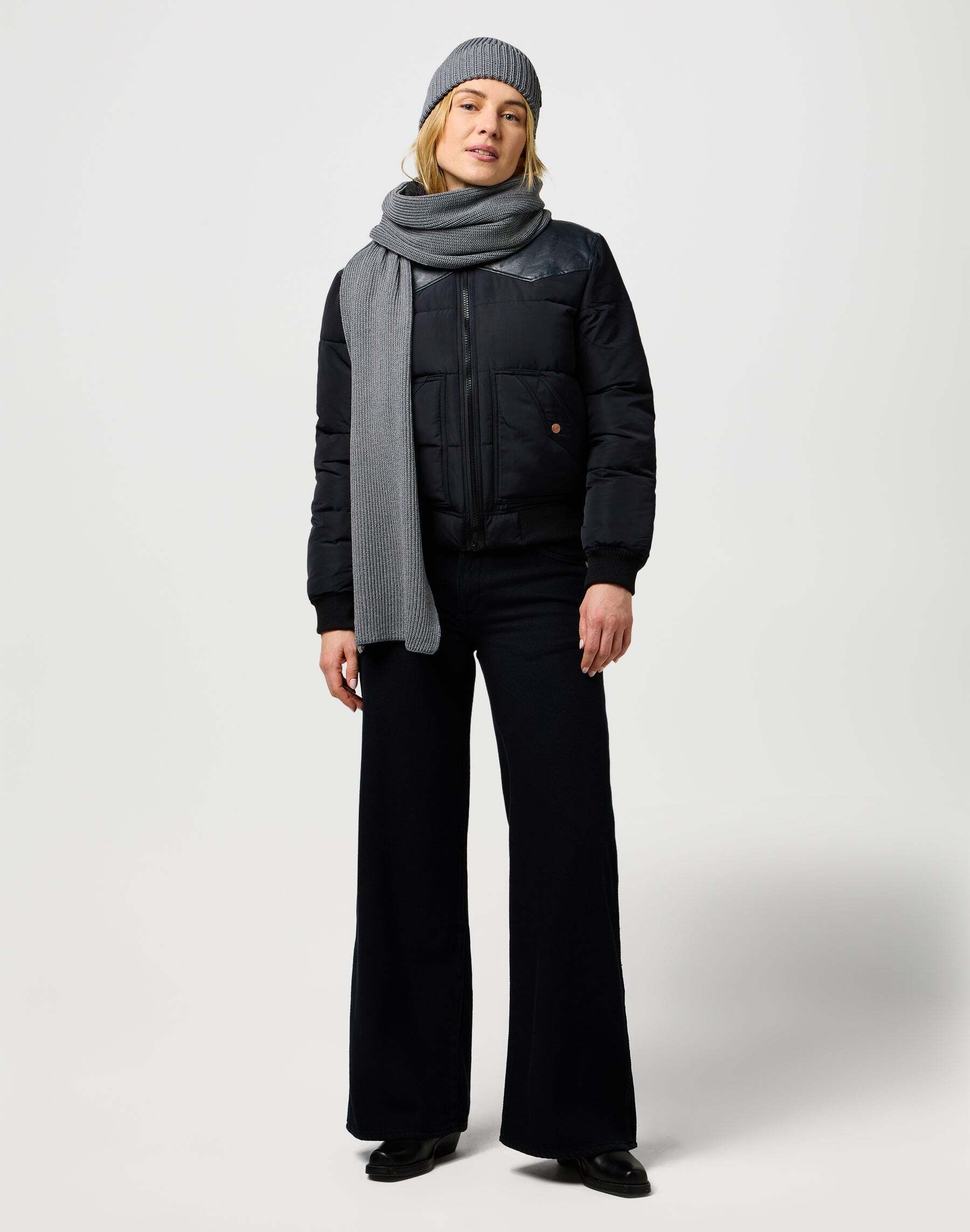 Wrangler Écharpe »WRANGLER Set Scarf Beanie Set«