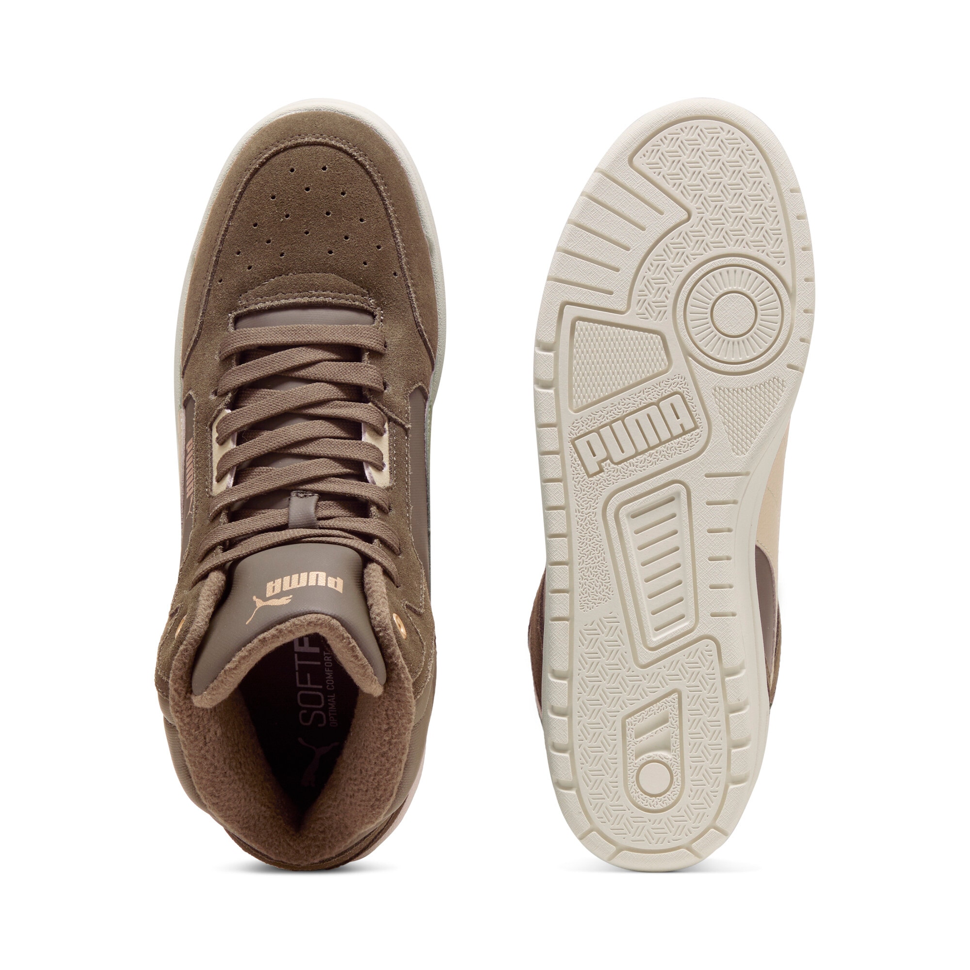 PUMA Sneaker »SHUFFLE DOWNTOWN MID WTR«  knöchelhoher Schnitt, mit Schnürverschluss, Obermaterial aus Leder