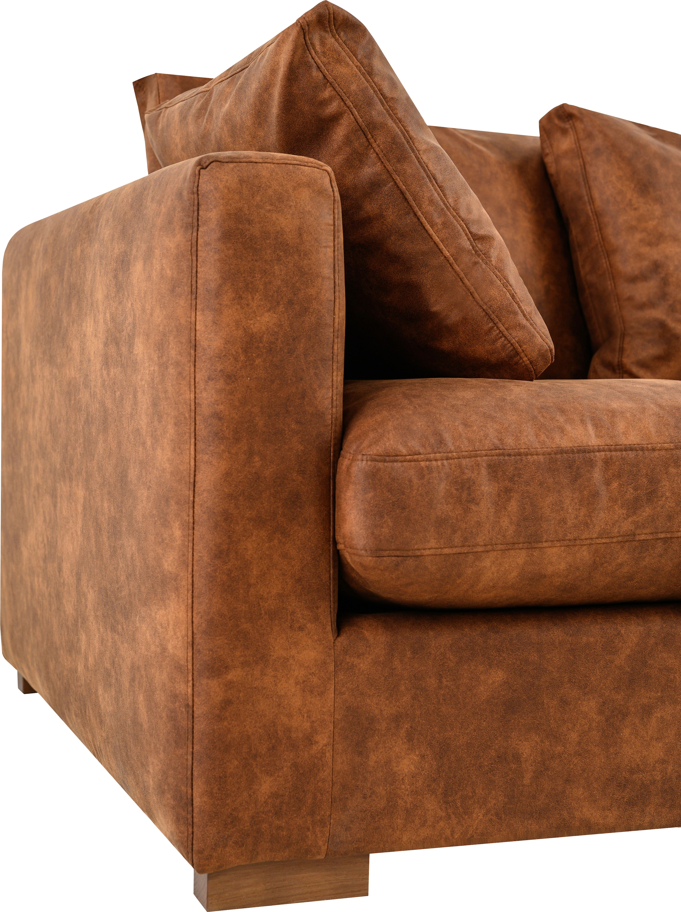 Home affaire Canapé Big »Coray« extra weich und kuschelig, Füllung mit Federn und Daunen