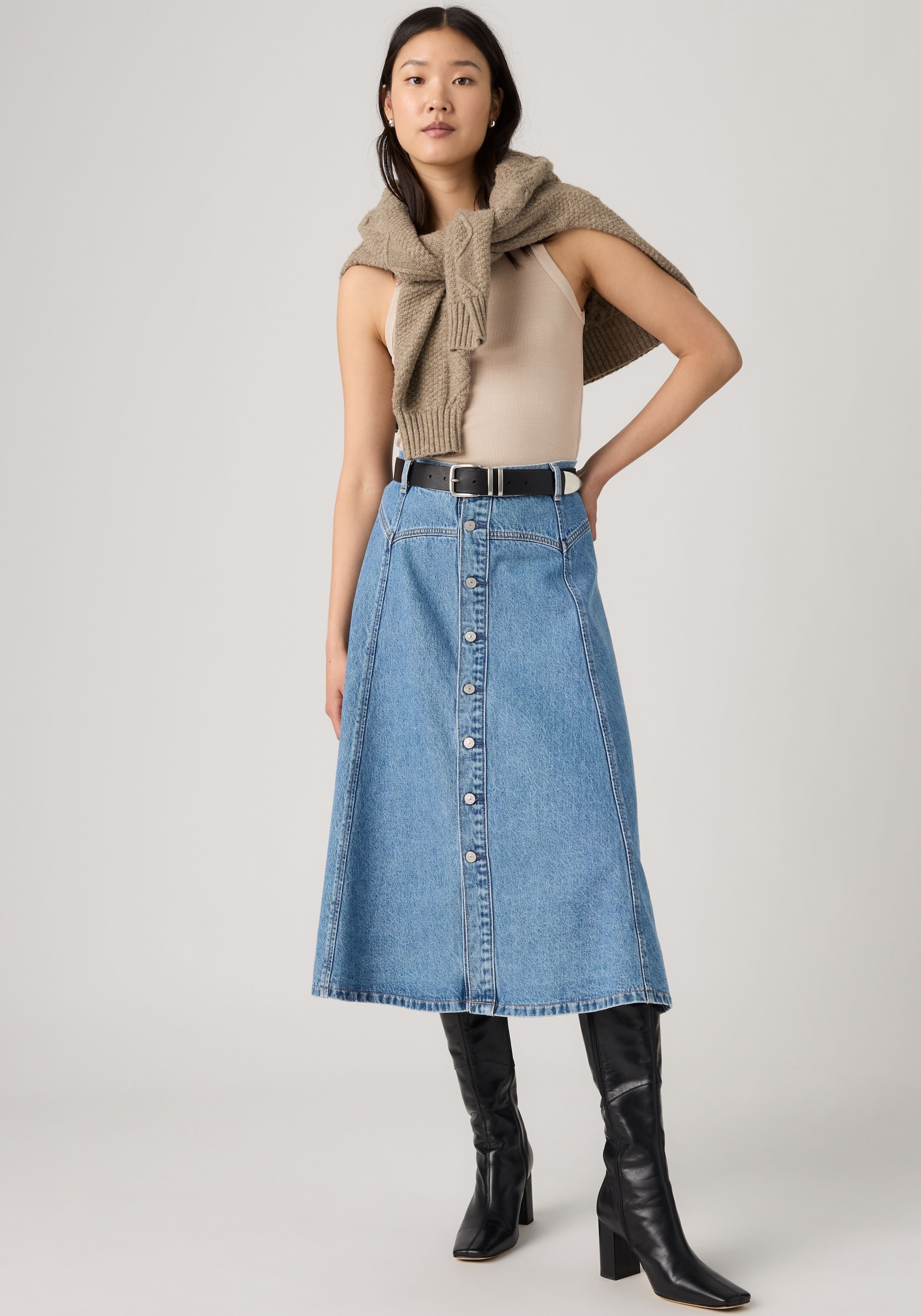 Levi's® Jupe en jean »YOKED WESTERN SKIRT«