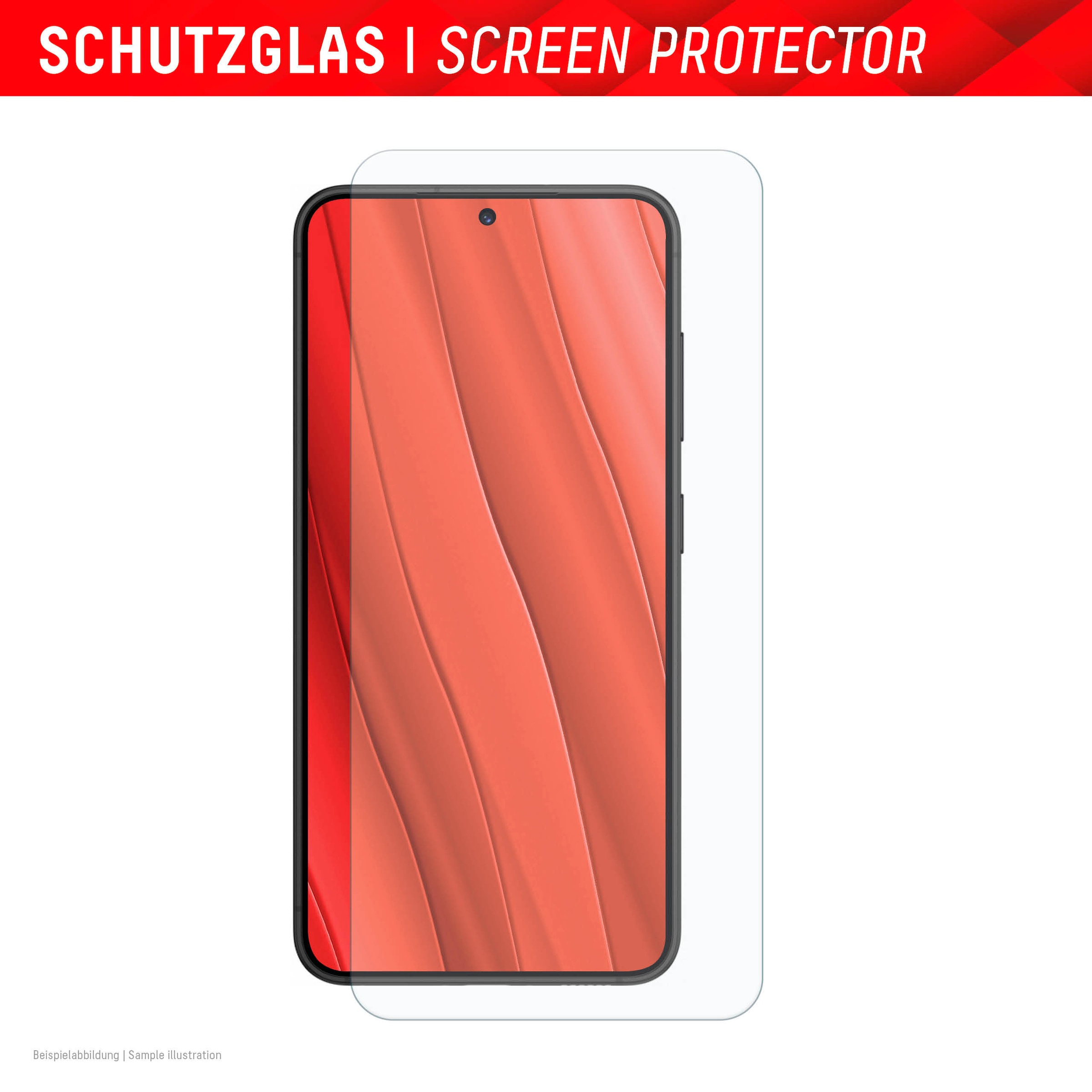 Displex Displayschutzglas »Smart Glass« für Samsung Galaxy S24;Samsung Galaxy S25 Displayschutzfolie Displayschutz kratzer-resistent 9H unzerbrechlich