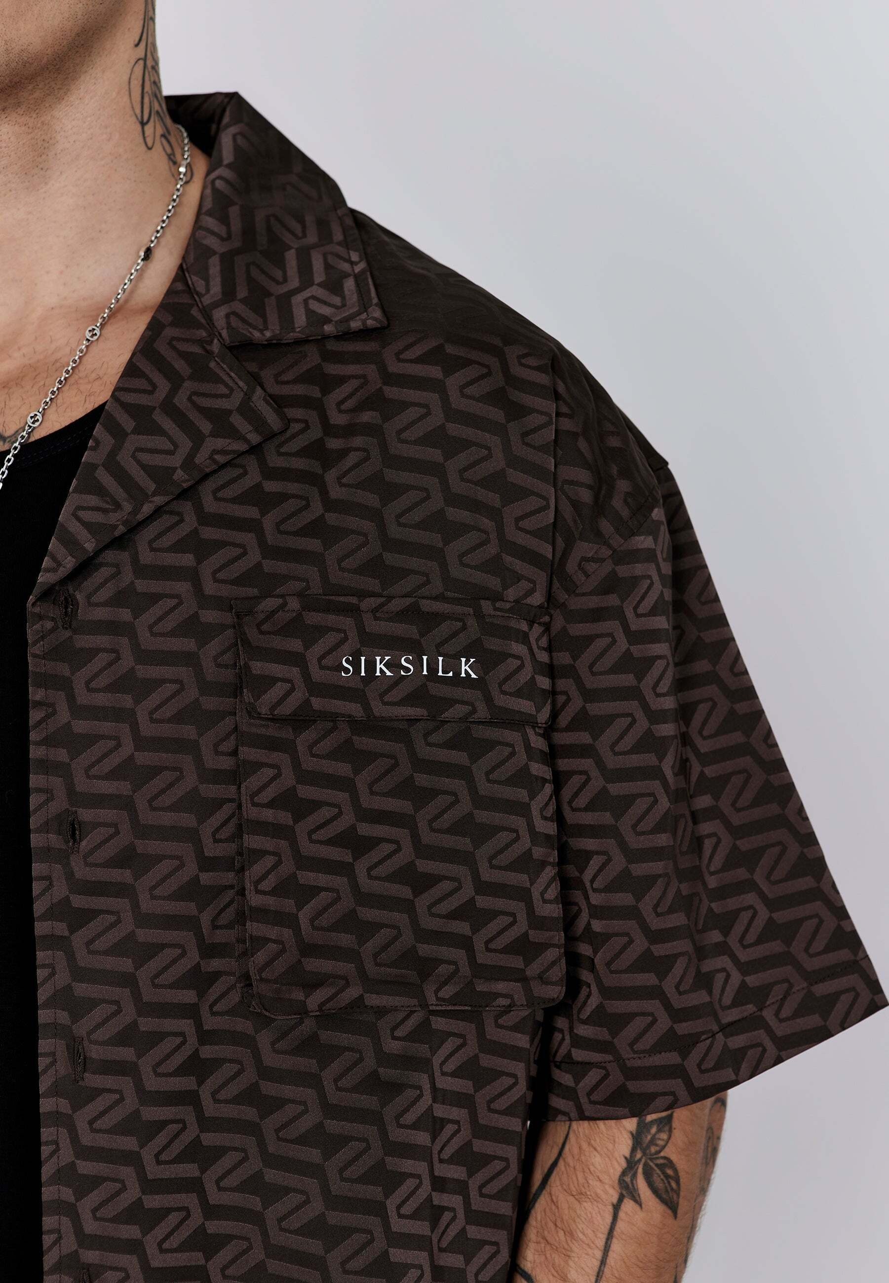 Siksilk Chemise à manches courtes »Siksilk Kurzarmhemd Utility Shirt«