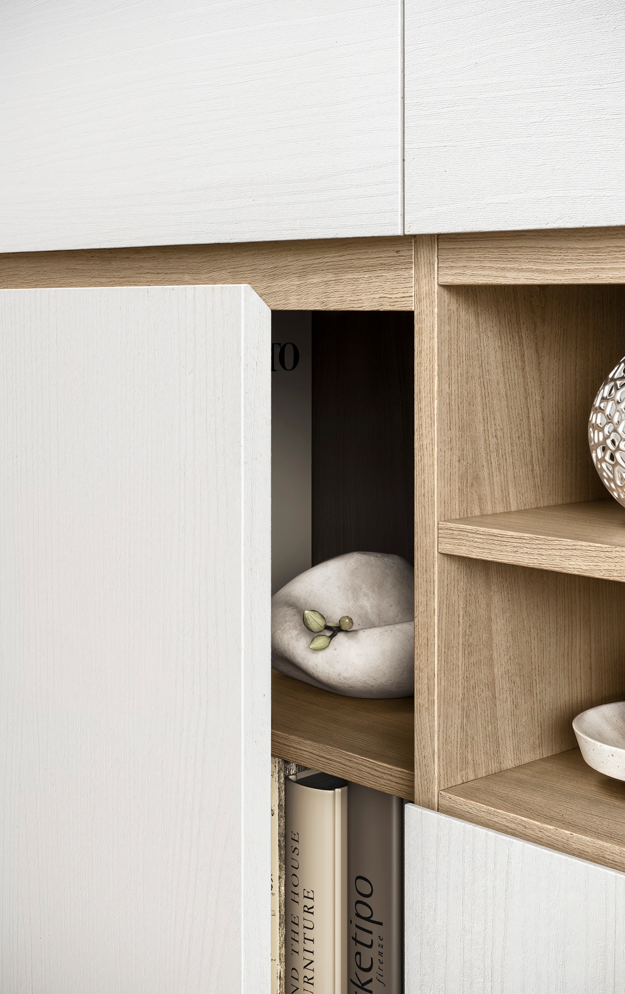 Home affaire Wohnwand »Stranda, moderne Anbauwand, Komplettset im Scandi-Style« 2 Stk. tlg.