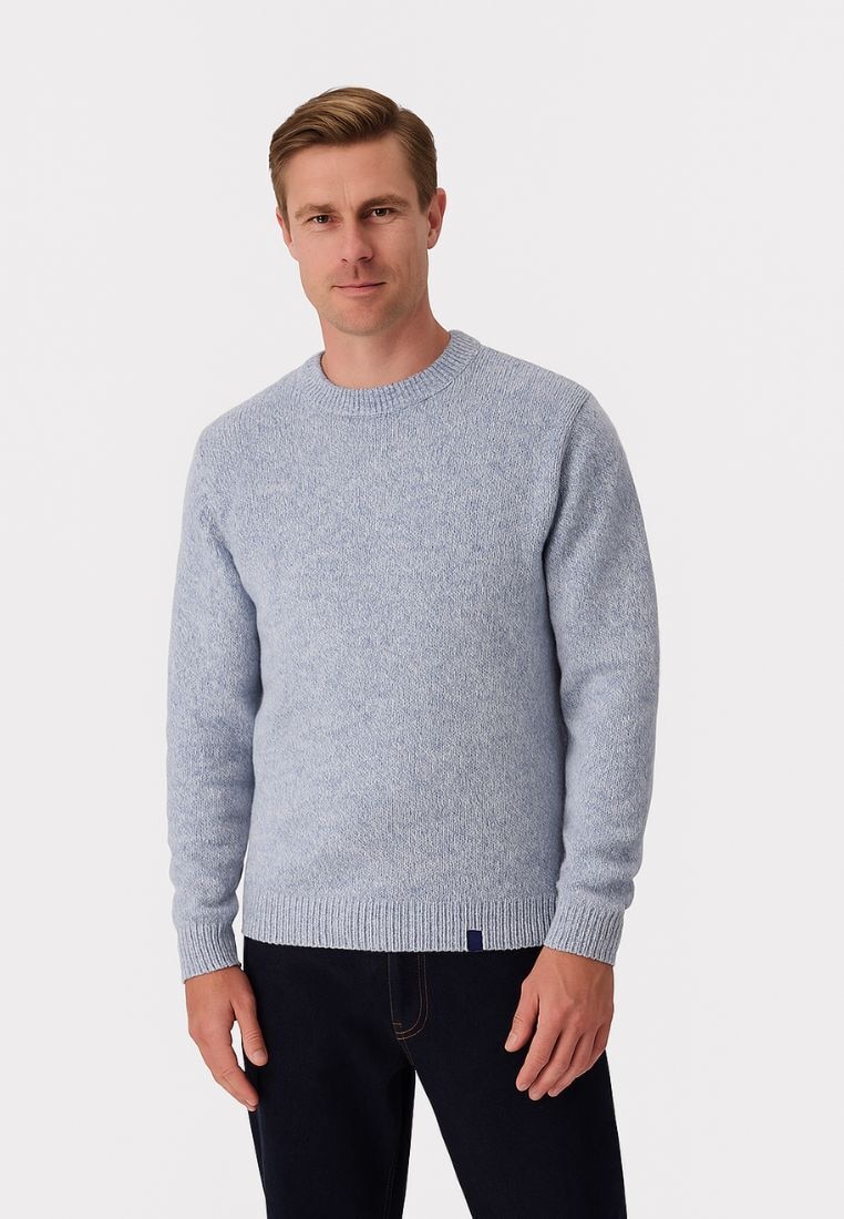 colours & sons Pull en tricot »colours & sons Pullover Roundneck-Marl«