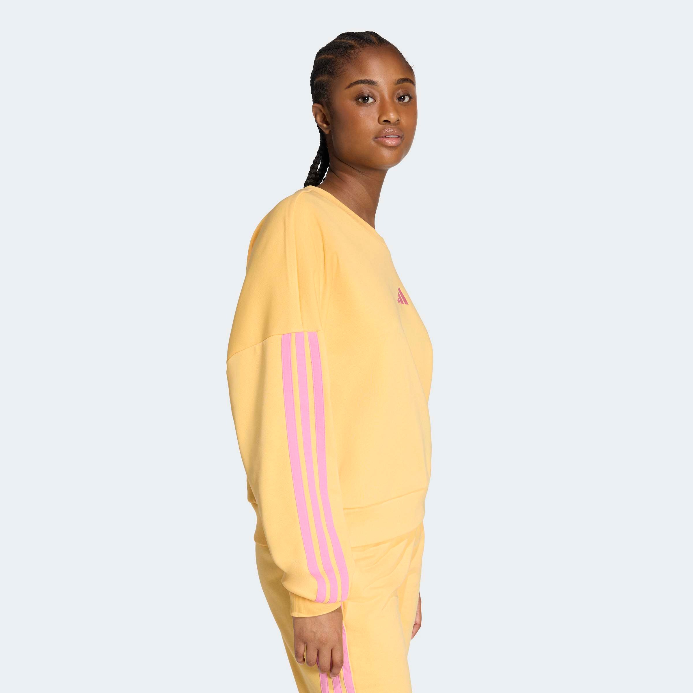 adidas Sportswear Sweatshirt »ESSENTIALS 3-STREIFEN FRENCH TERRY«
