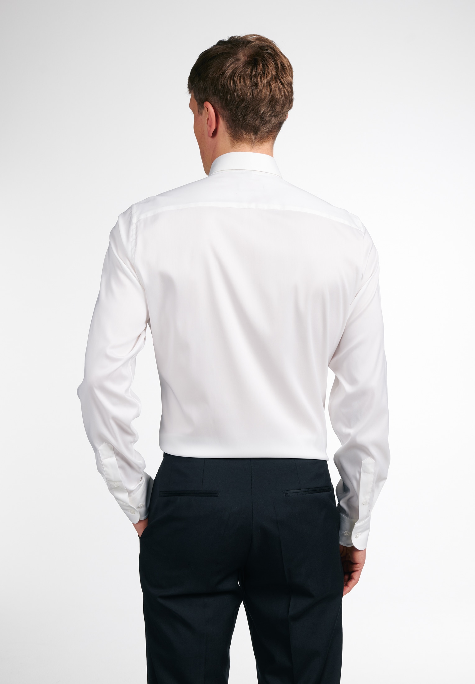 Eterna Langarmhemd »SLIM FIT« EASY IRON (bügelleicht)