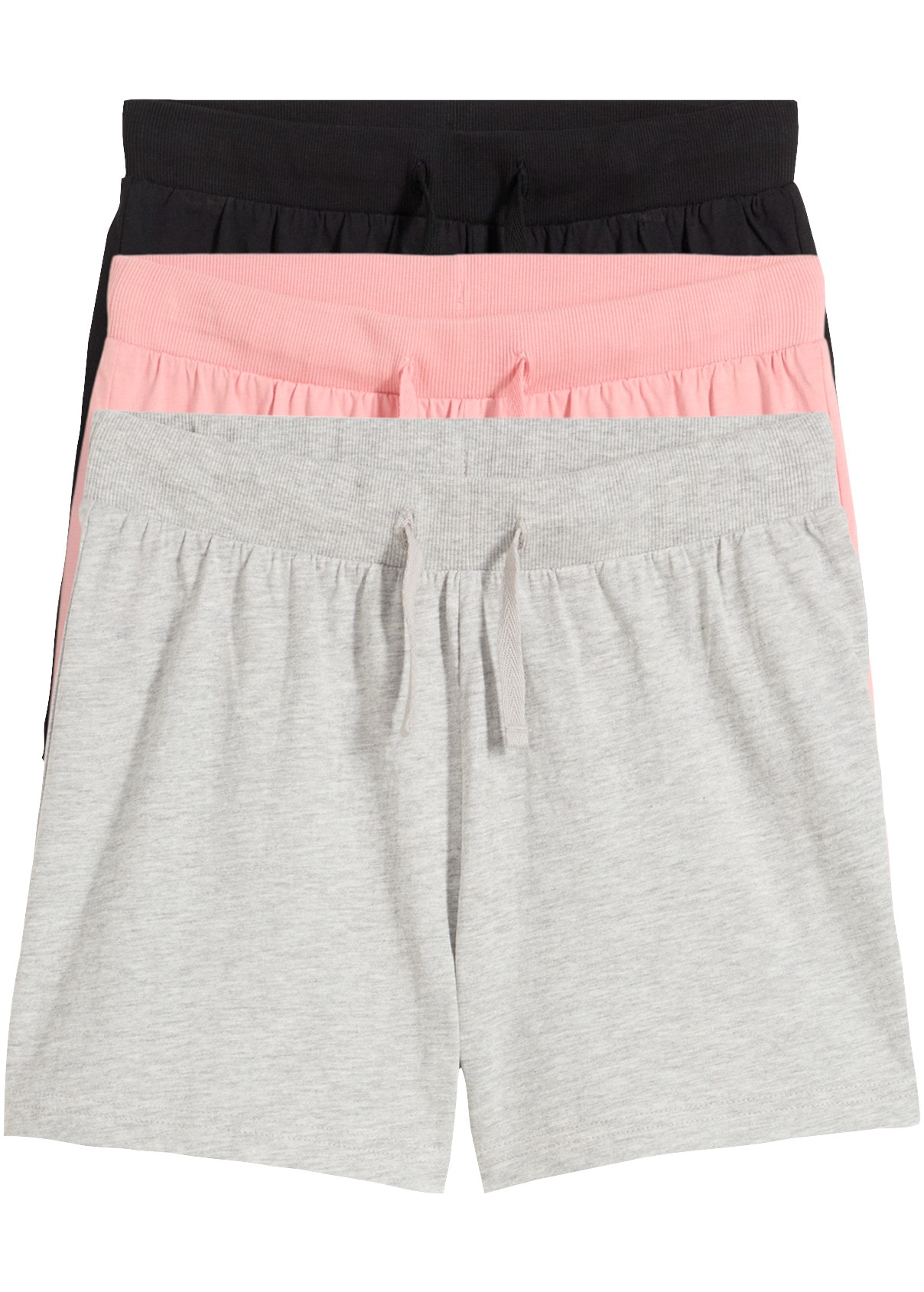 bonprix Shorts  3er Pack, Regular Fit, aus Baumwolle, verschiedene Grössen erhältlich