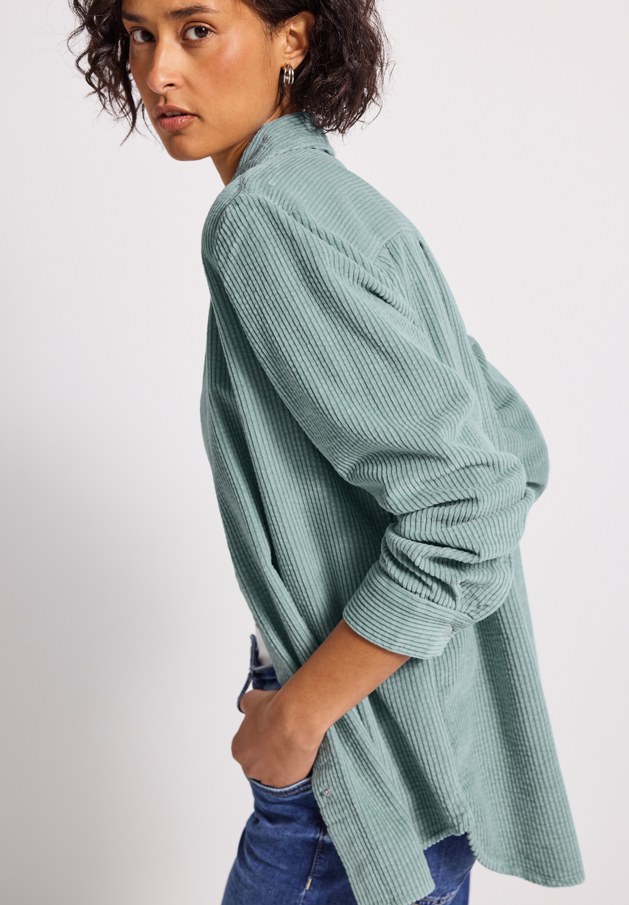 STREET ONE Blouse chemise , mit Hemdkragen
