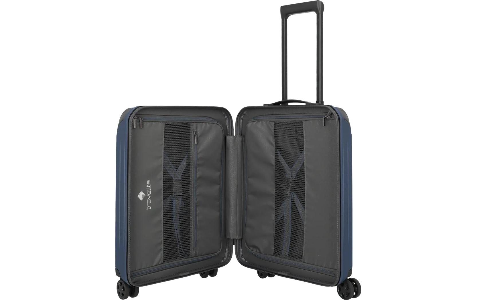 travelite Trolley »DYNAMIIC Reisekoffer Hartschale« 37 l 4 Rollen ABS-Hartschale und Volumenerweiterung