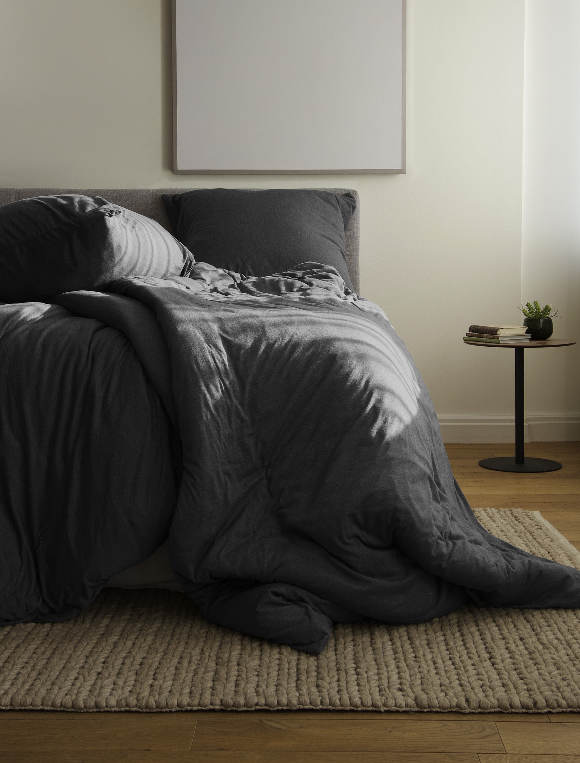 BIERBAUM Bettwäsche »4135« 2 Stk. Jersey-Melange, bügelfrei, designed in Germany