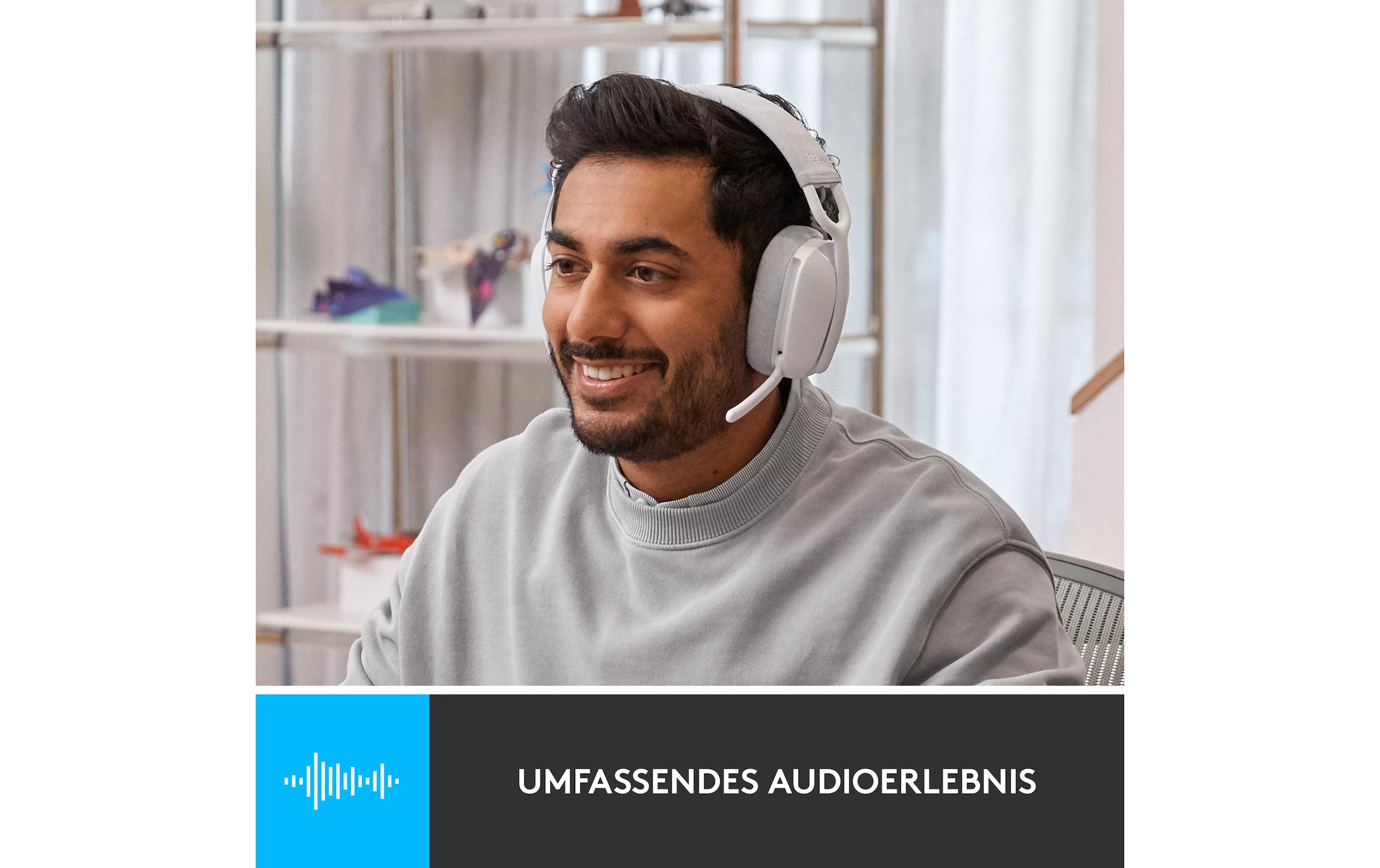 Logitech Casque »Headset Zone Vibe 100 off-white«